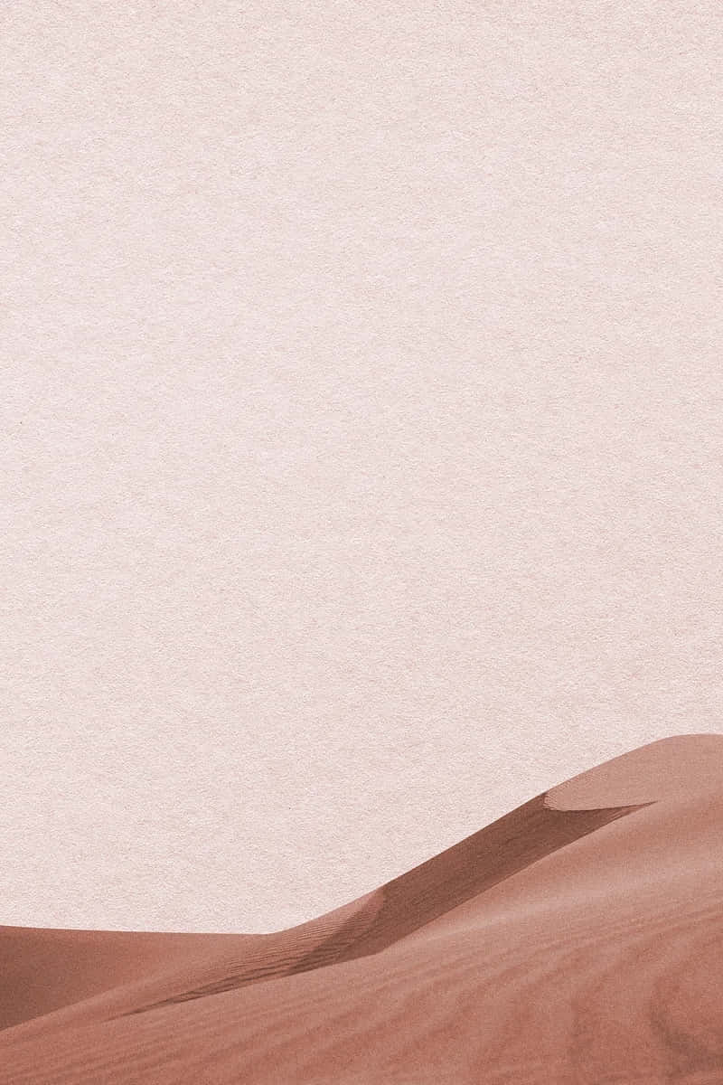 desert sand dune, soft pink sand dunes, pale textured sky, SD Phone Wallpaper