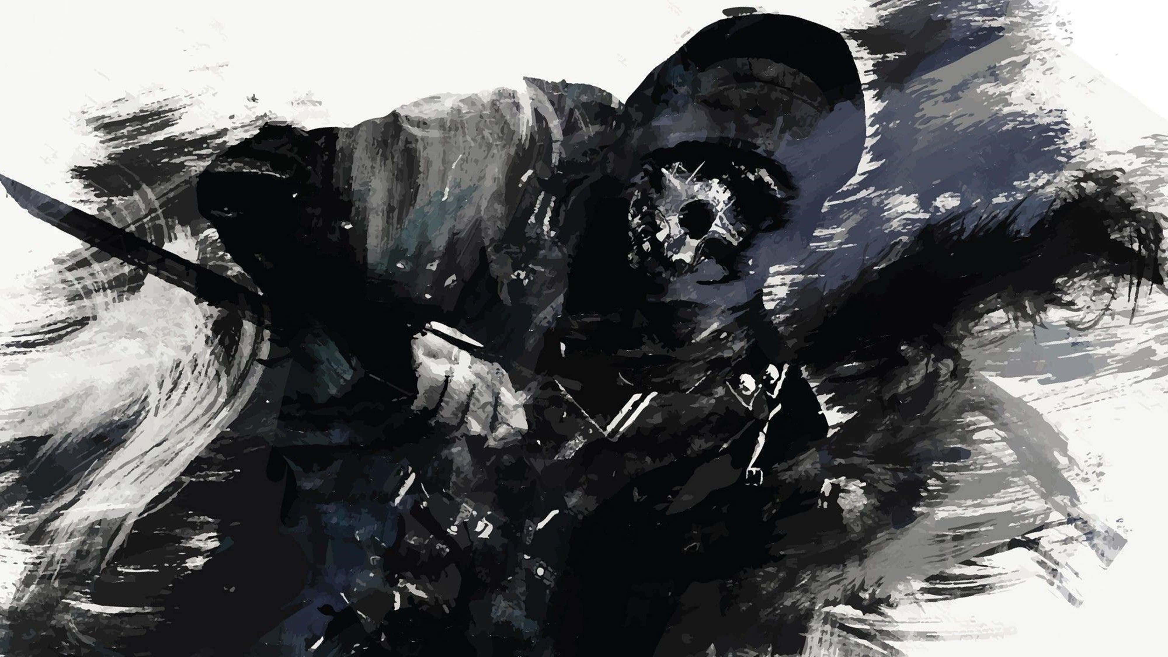 Dishonored, hooded warrior, skull mask, 4K Desktop Wallpaper