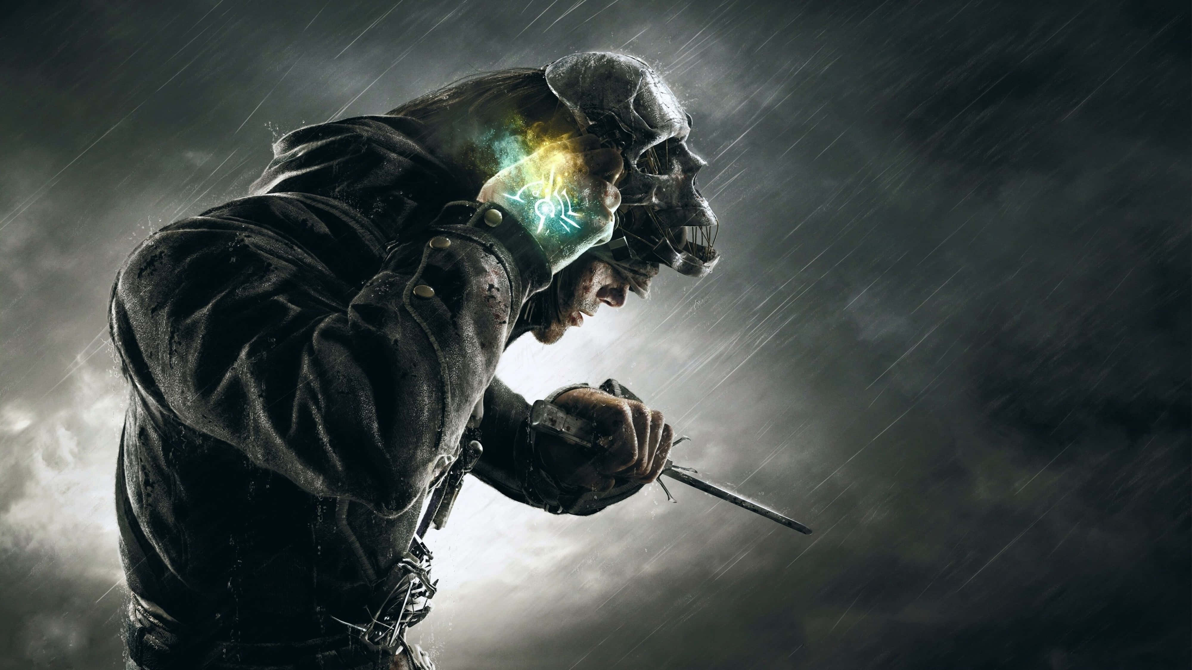 4K Dishonored, warrior, dark coat, 4K Desktop Wallpaper