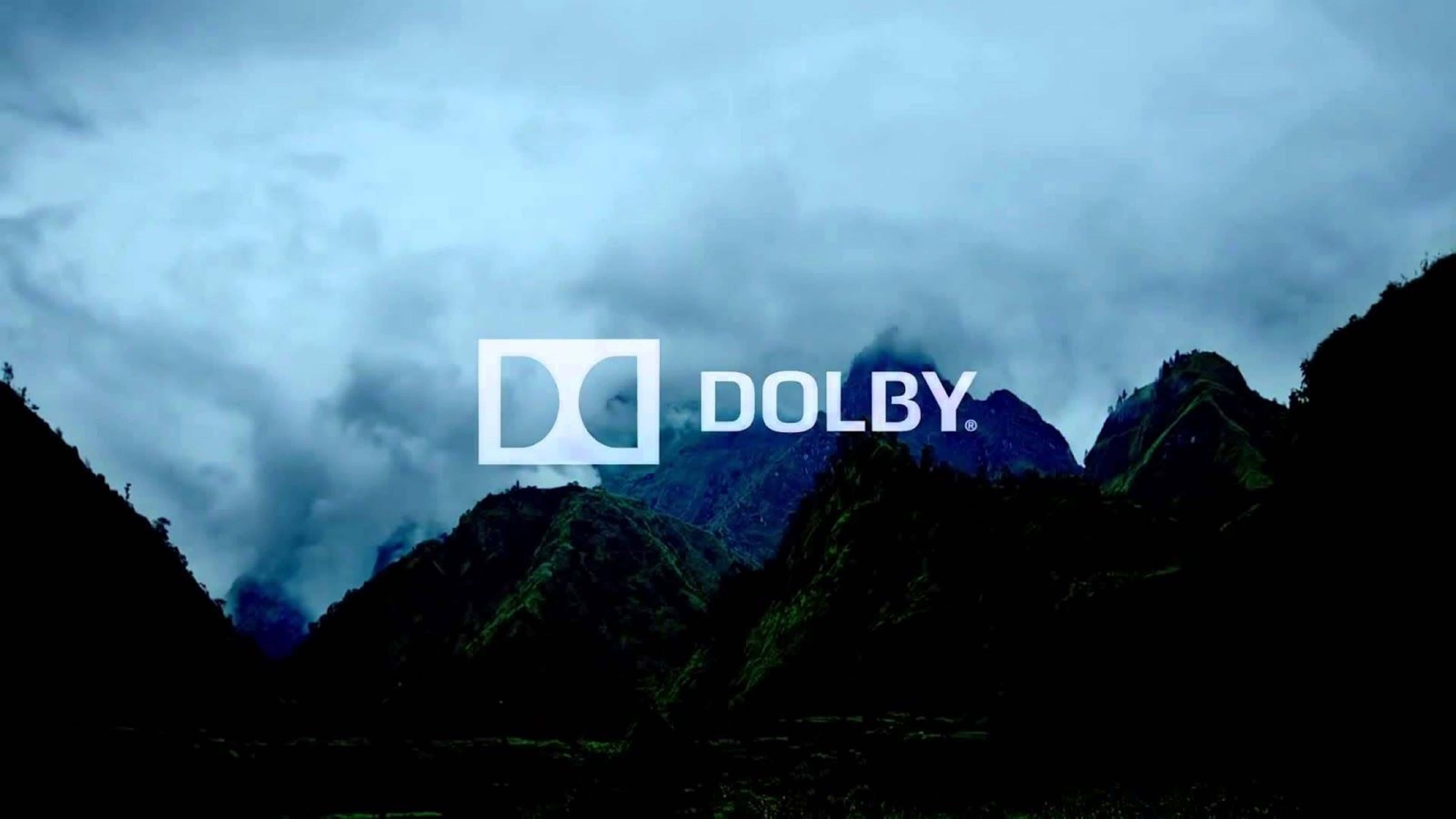 4K Dolby Vision, Dolby logo, mountain range, 5K Desktop Wallpaper