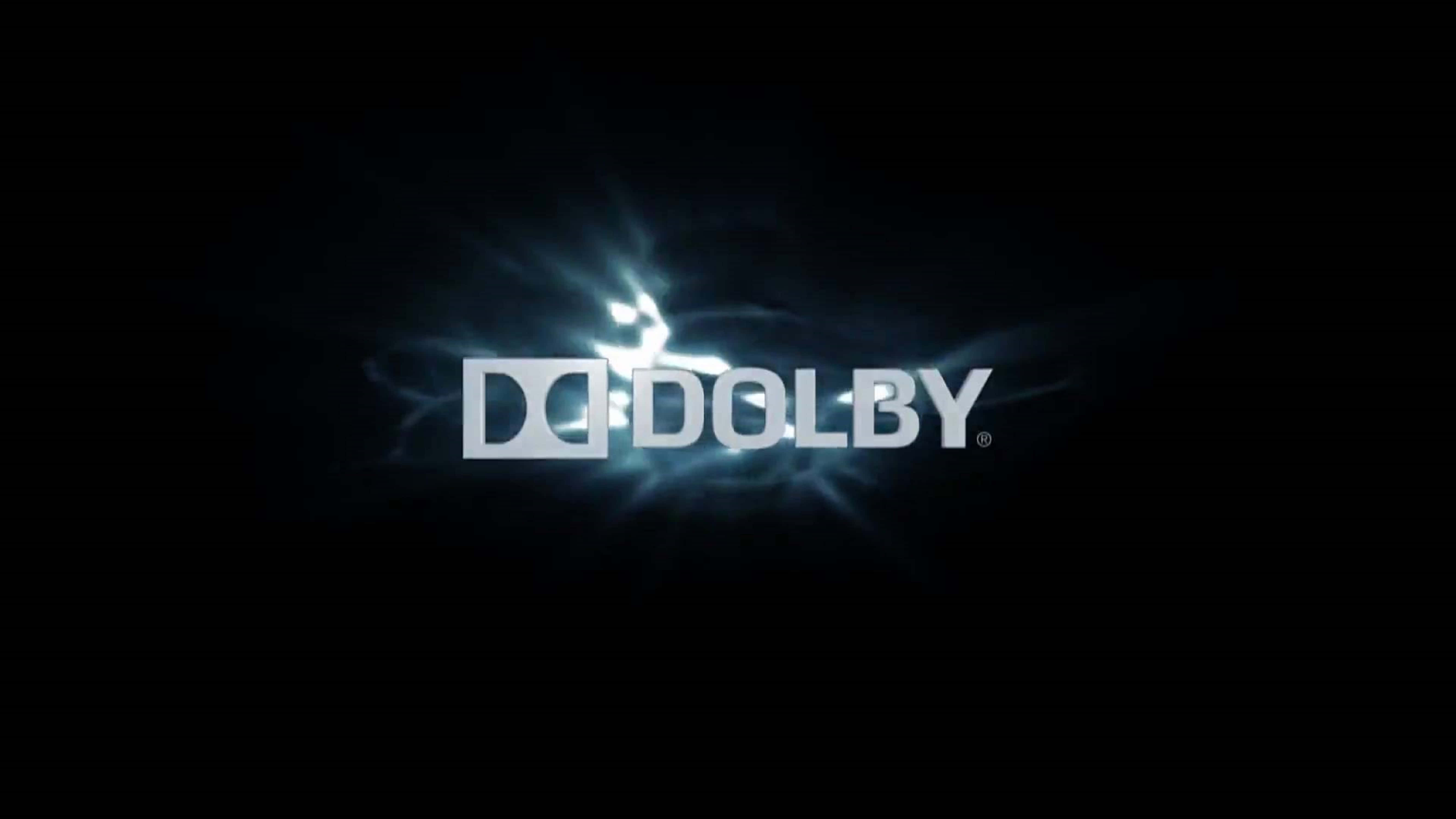 4K Dolby Vision, Dolby logo, electric blue, 5K Desktop Wallpaper