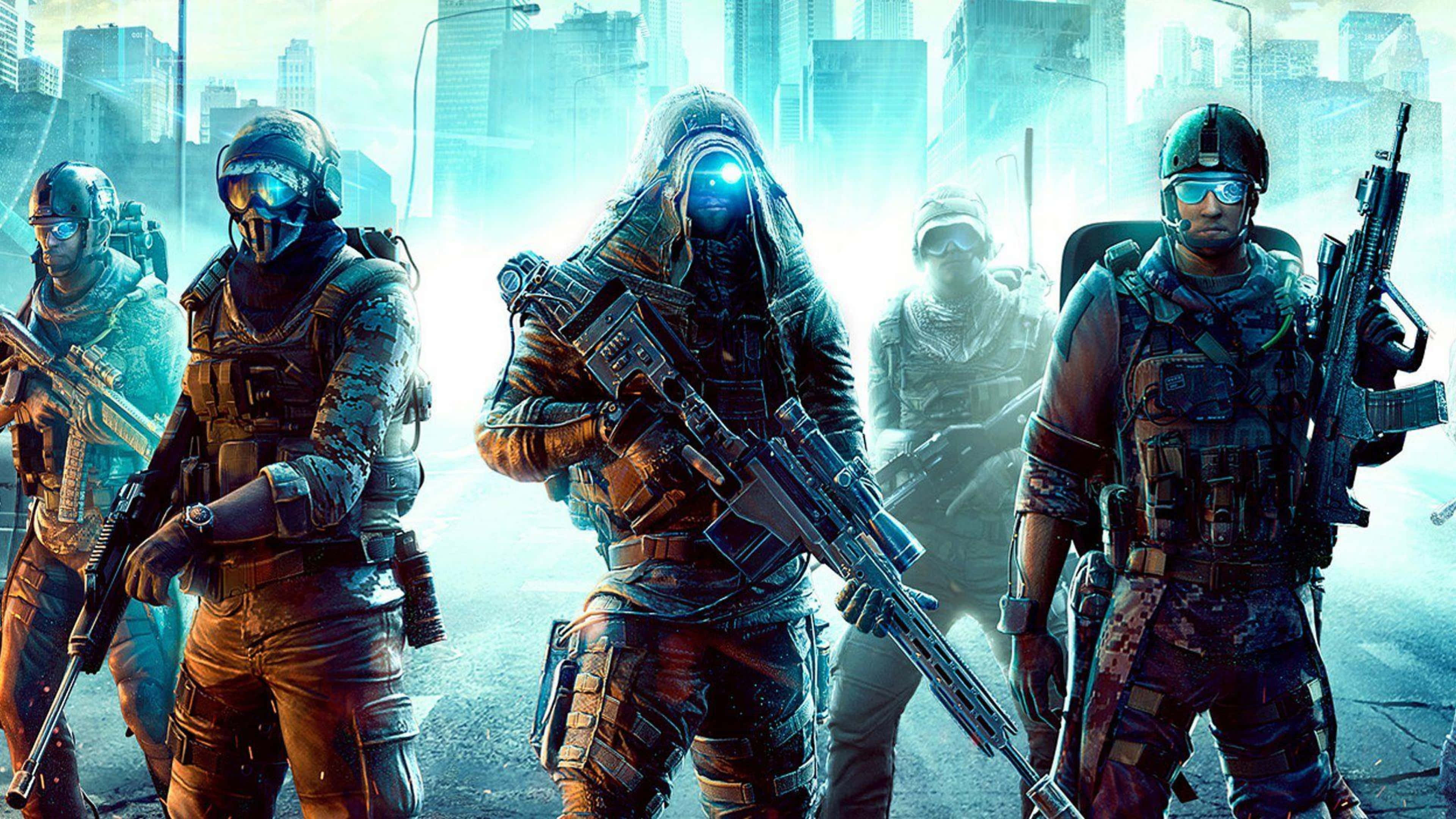 4K Ghost Recon, futuristic soldiers, tactical gear, 4K Desktop Wallpaper