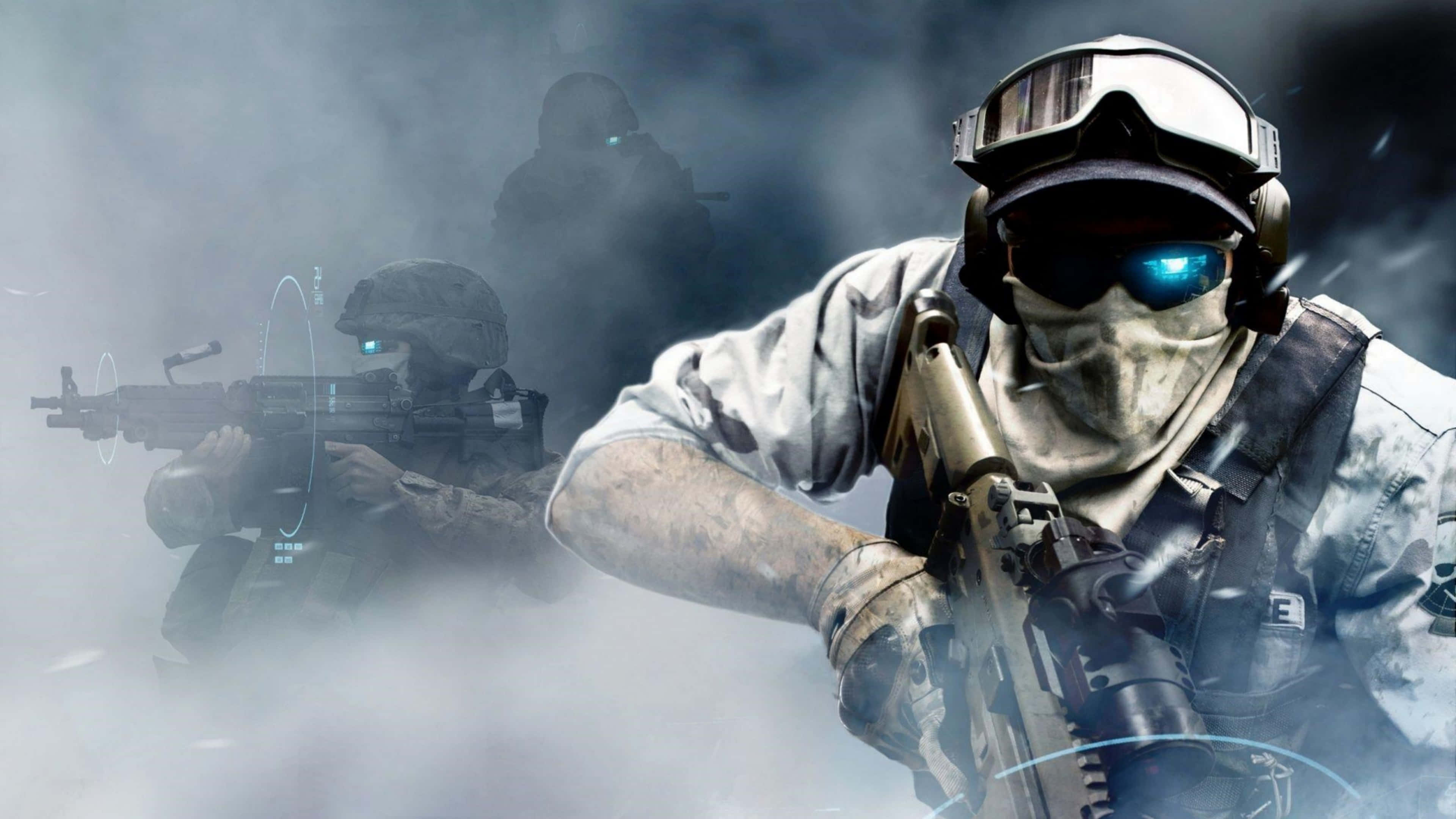 4K Ghost Recon, Smoke Soldier, tactical gear, 4K Desktop Wallpaper