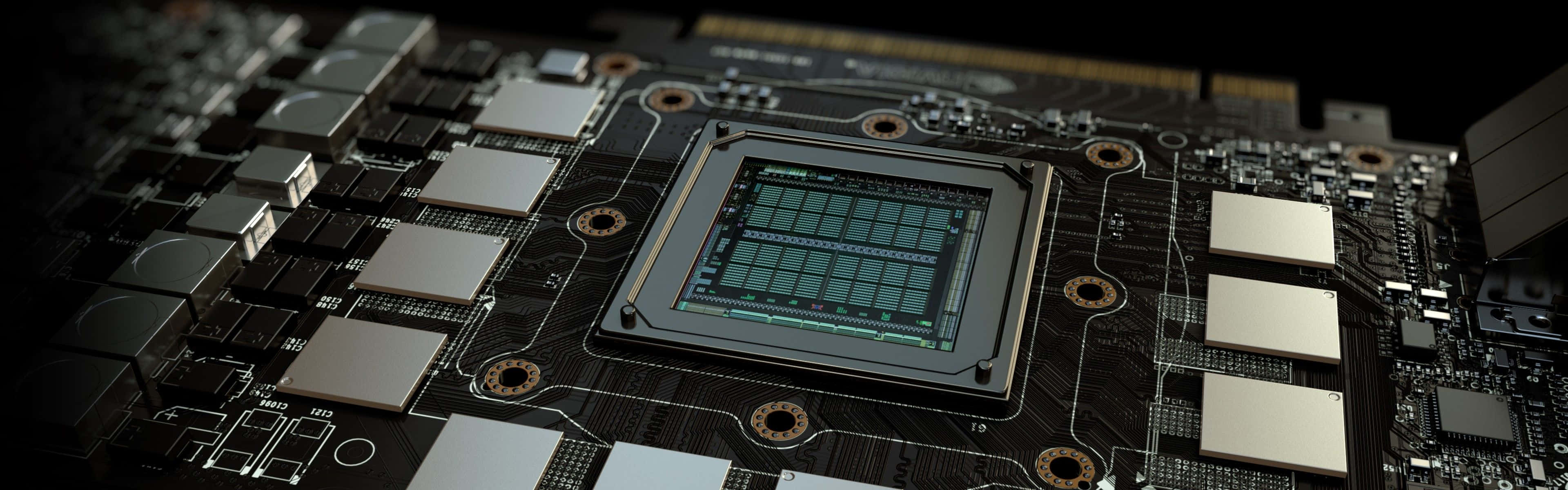 4K Graphics Cards, green circuitry, metallic heat sinks, 4K Desktop Wallpaper