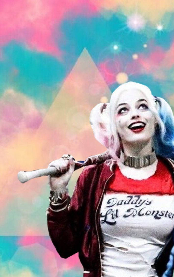 4K Harley Quinn, Harley Quinn, happy face, SD Phone Wallpaper