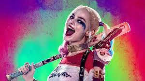 Harley Quinn, 4K, smiling, SD Desktop Wallpaper