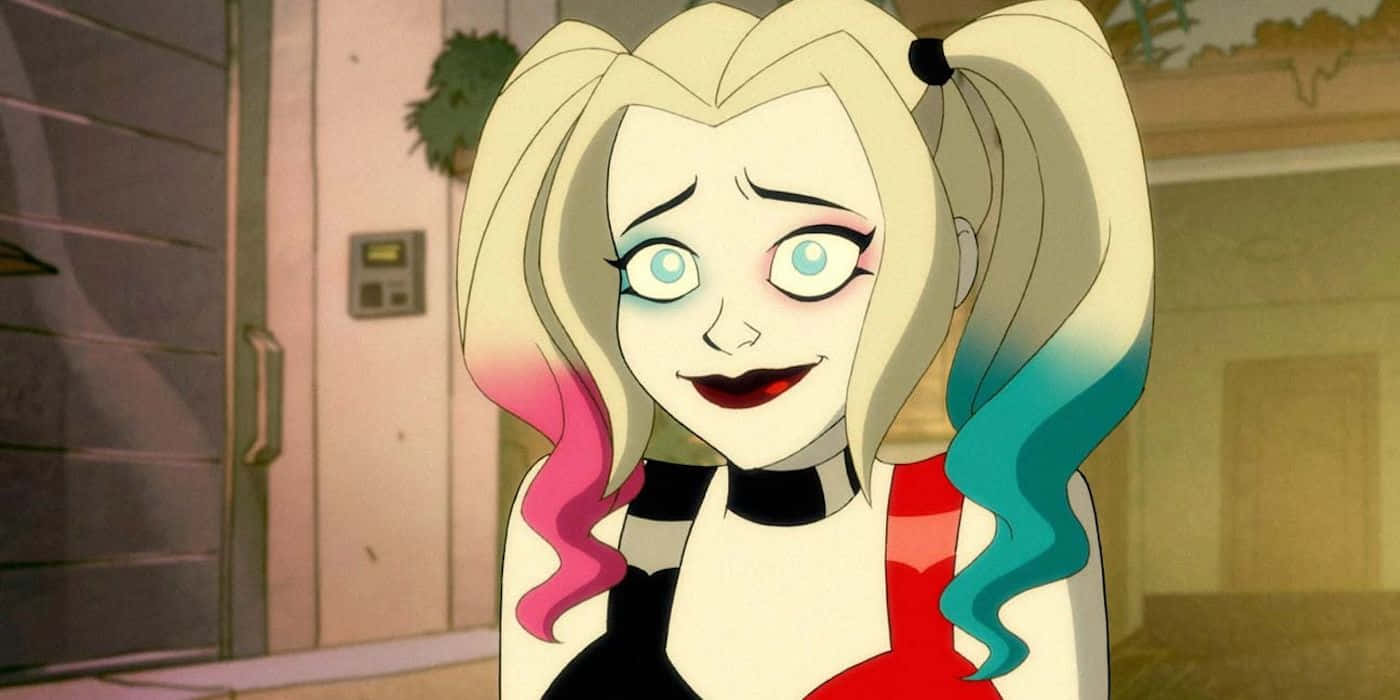 Harley Quinn, pink and teal pigtails, urban alleyway, HD Desktop Wallpaper