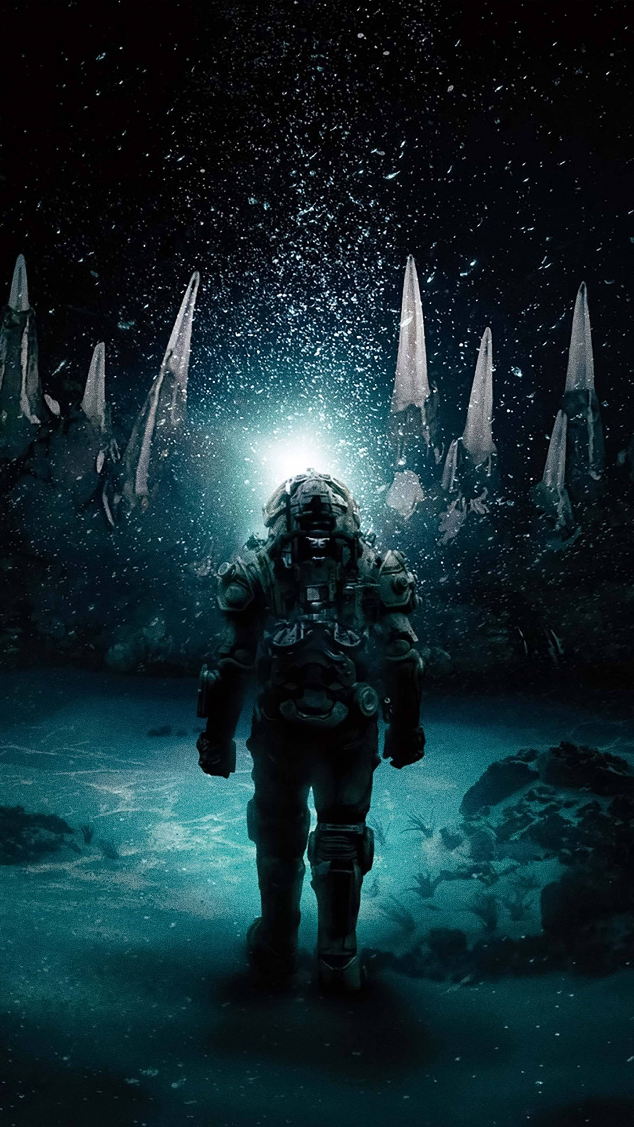 underwater 2020, 4K HD Mobile, astronaut, 4K Phone Wallpaper