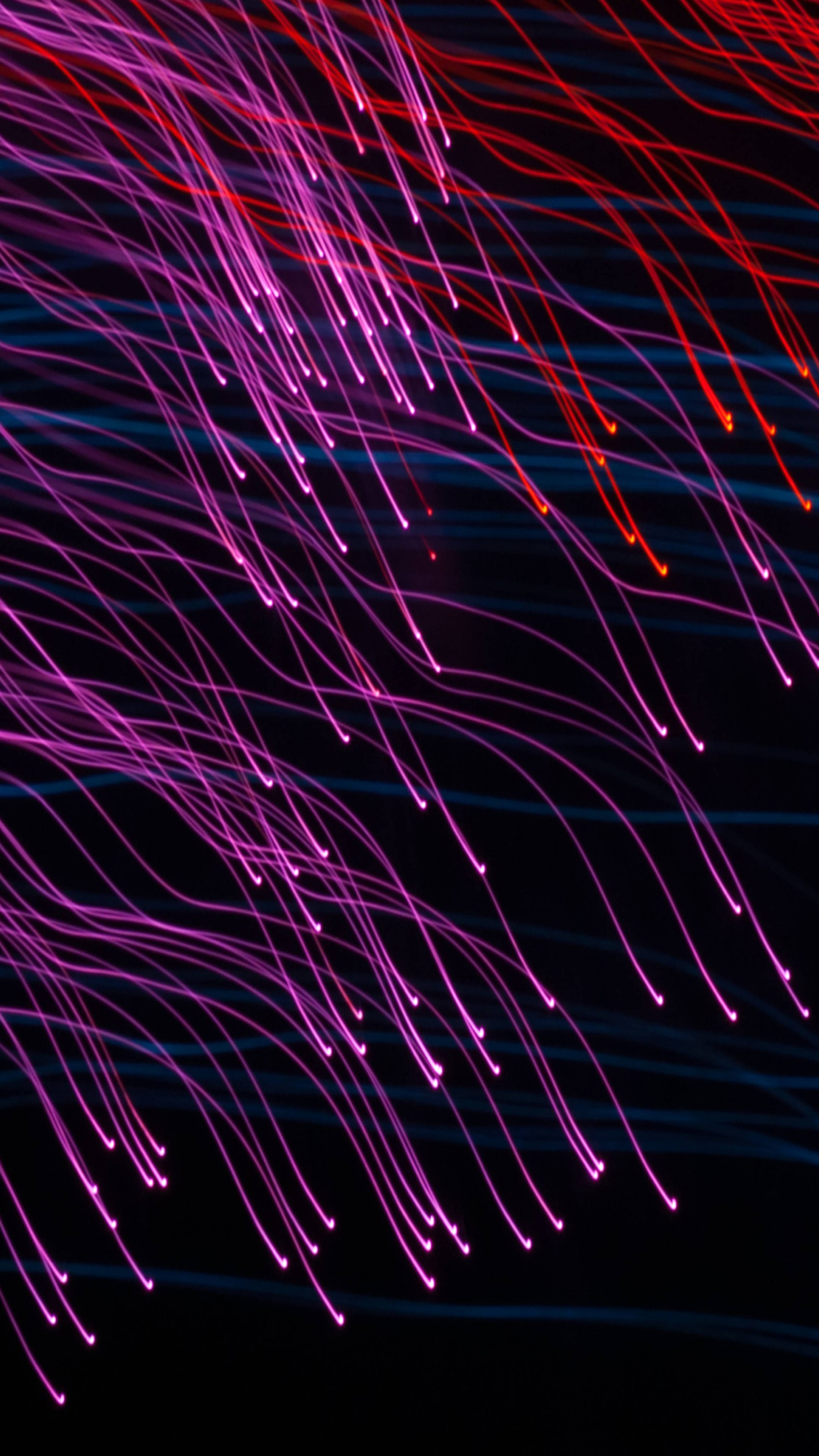 pink, red, light streaks, 4K Phone Wallpaper