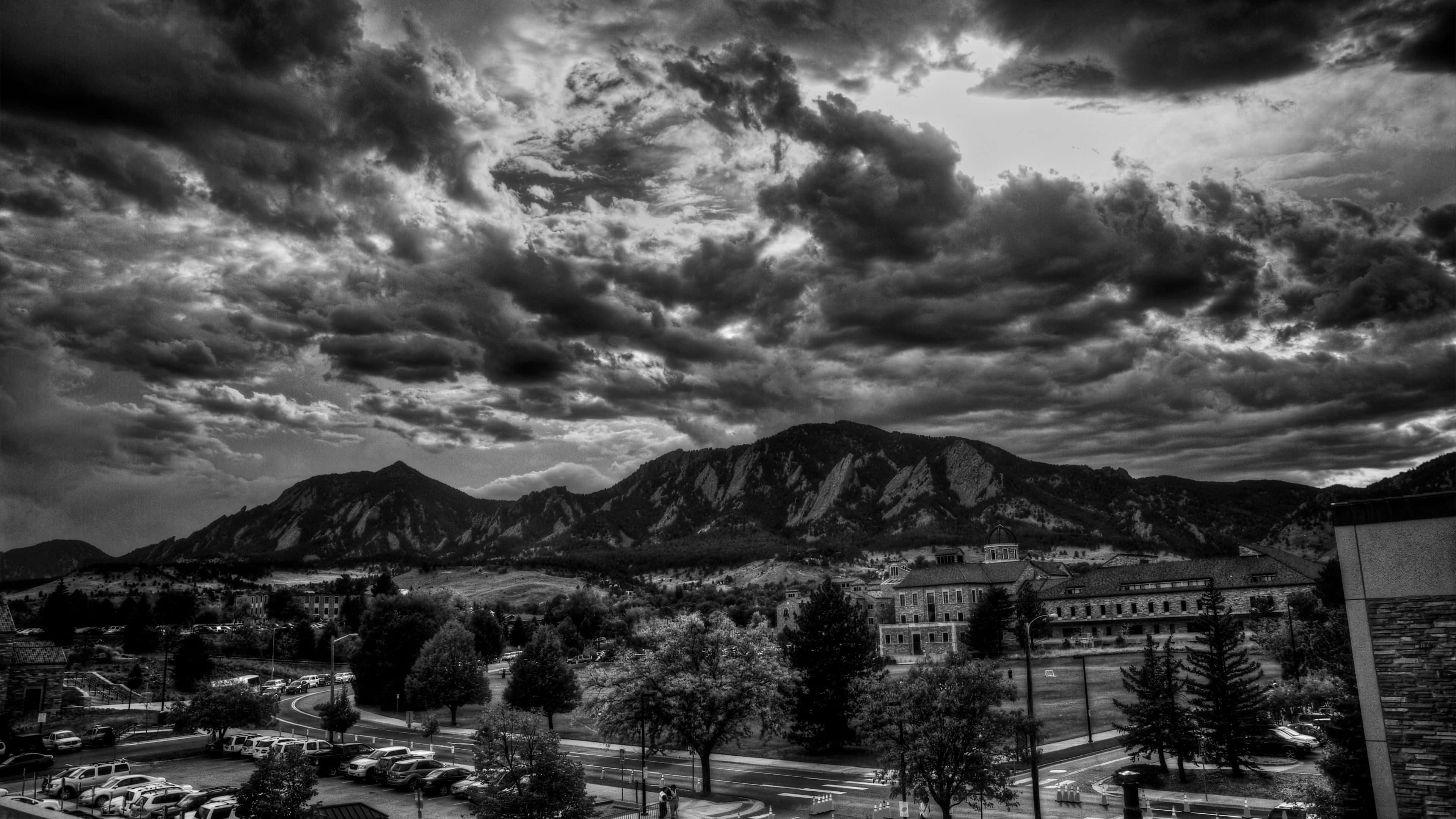 4K HDR, 3840 x 2160, monochrome, 4K Desktop Wallpaper