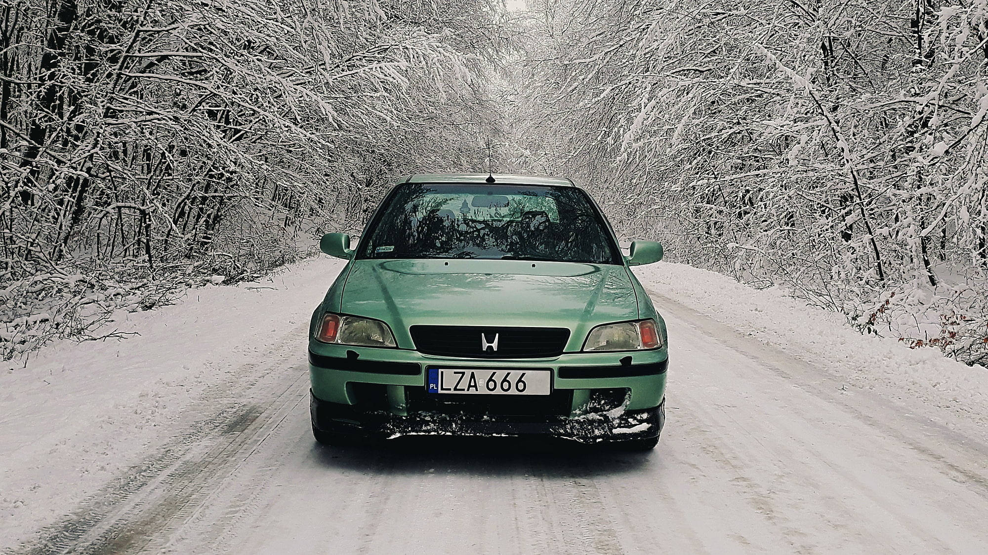 green, 4K, Honda Civic, Full HD Desktop Wallpaper
