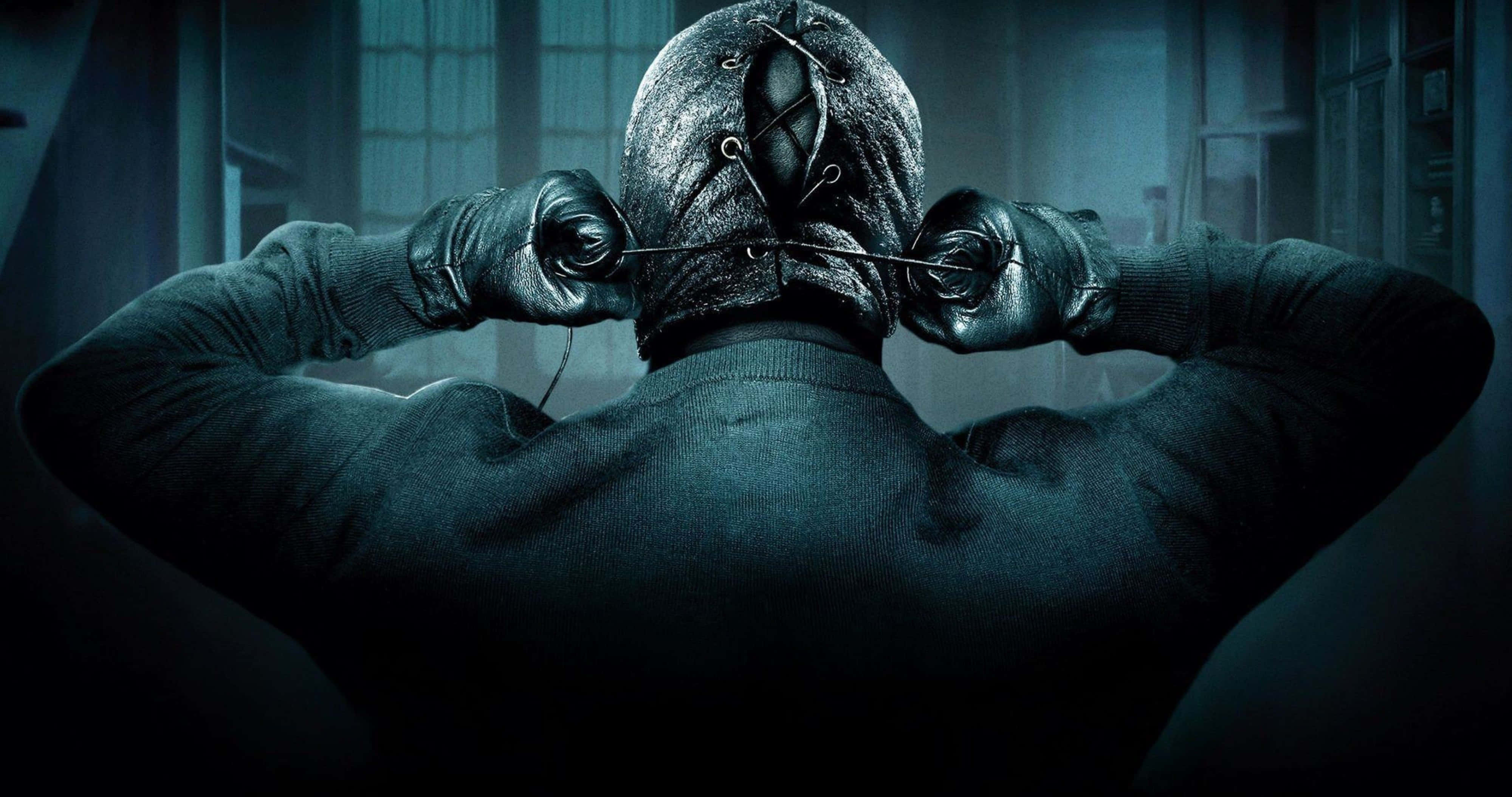4K Horror, stitched mask, gloves, 4K Desktop Wallpaper