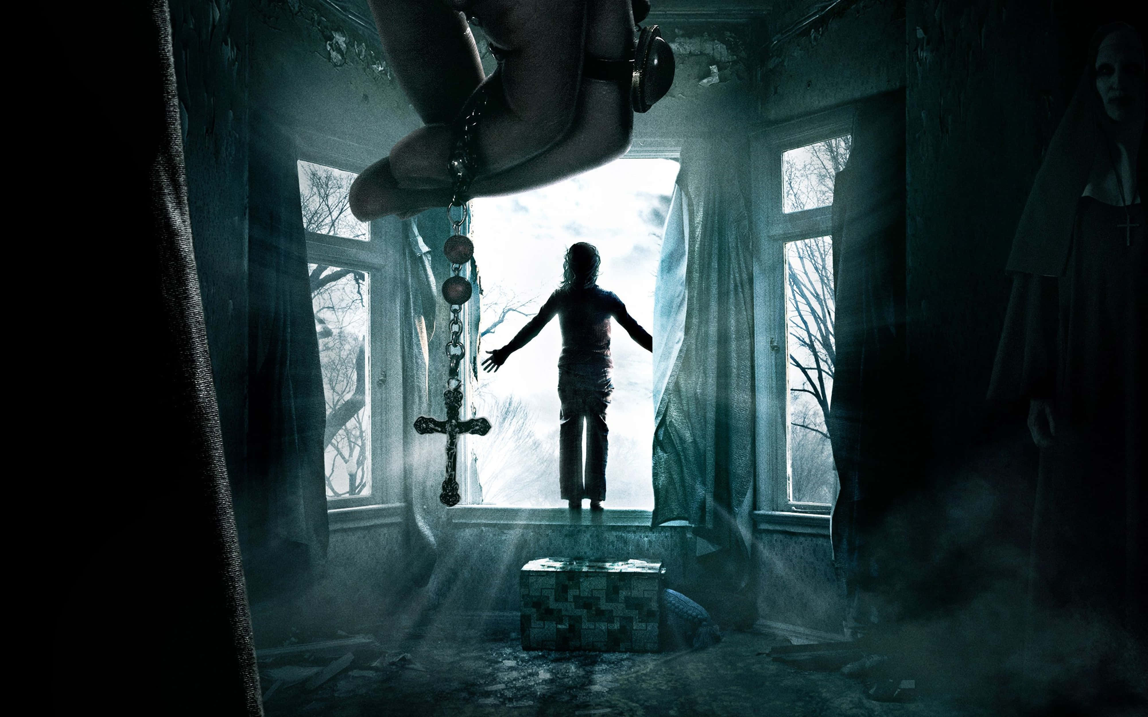 4K Horror, child, ruined room, 4K Desktop Wallpaper