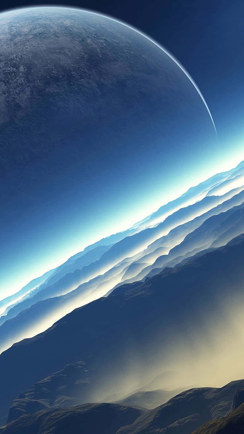 iPhone 7 Plus, 4K resolution, blue planet, HD Phone Wallpaper