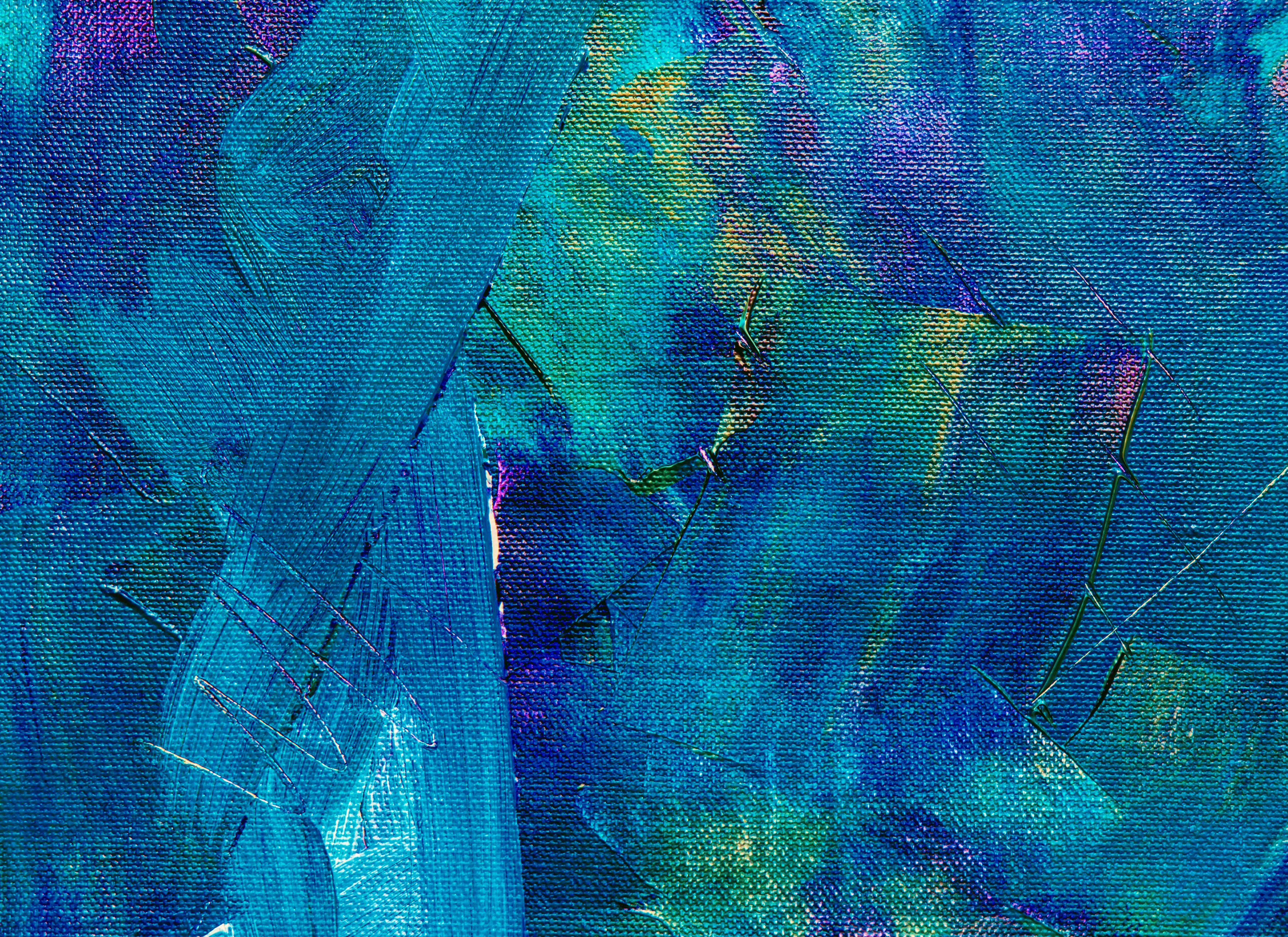 4K iPhone, teal blue, purple, 4K Desktop Wallpaper
