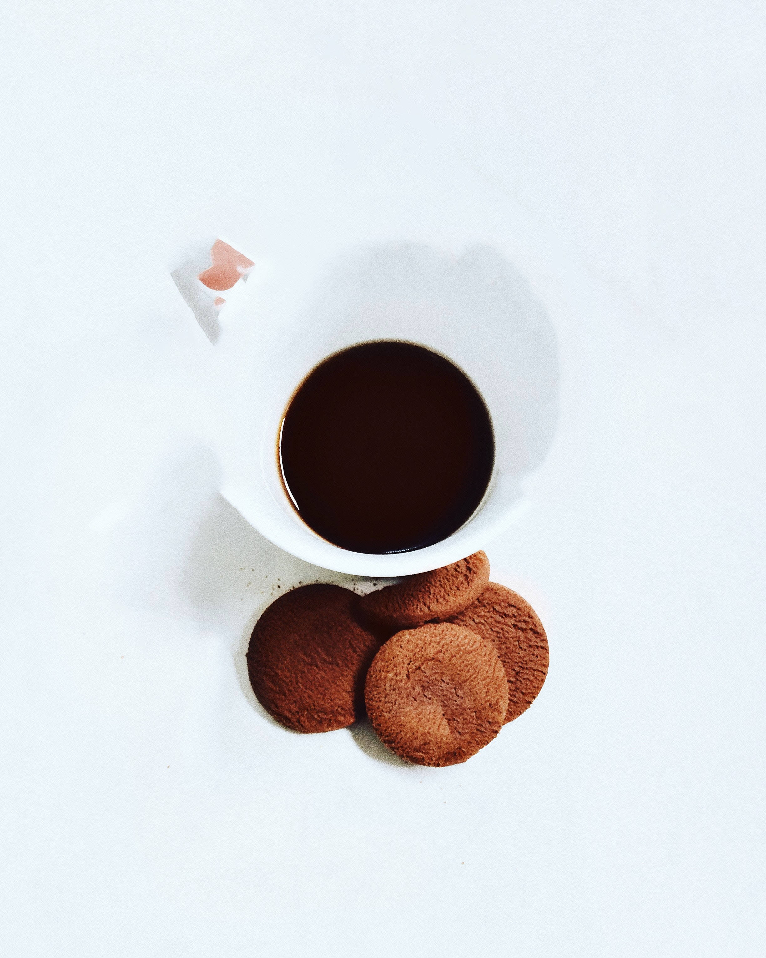 4K iPhone, white mug, dark coffee, 2K Phone Wallpaper