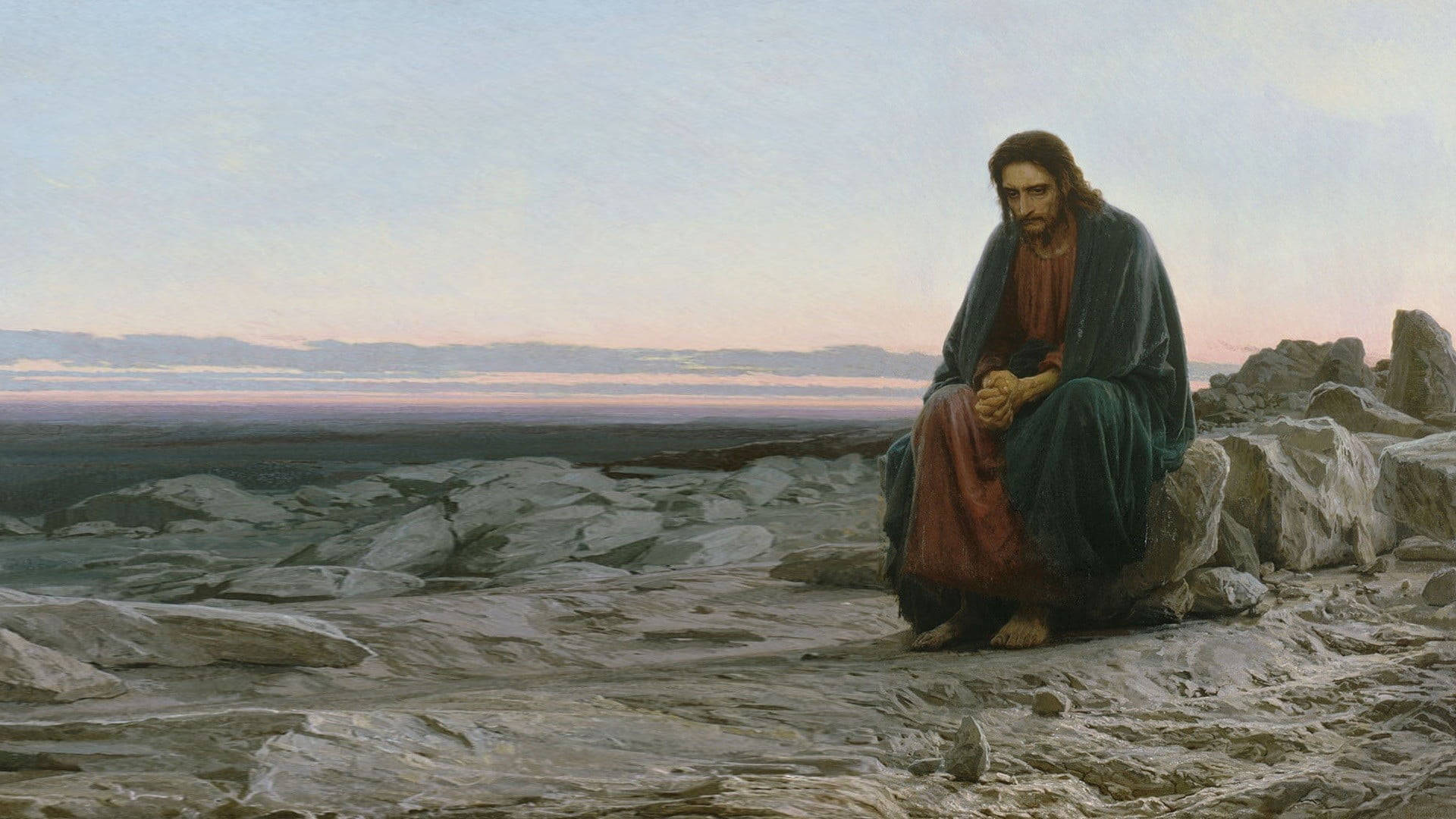 4K Jesus, Lent, robes, Full HD Desktop Wallpaper