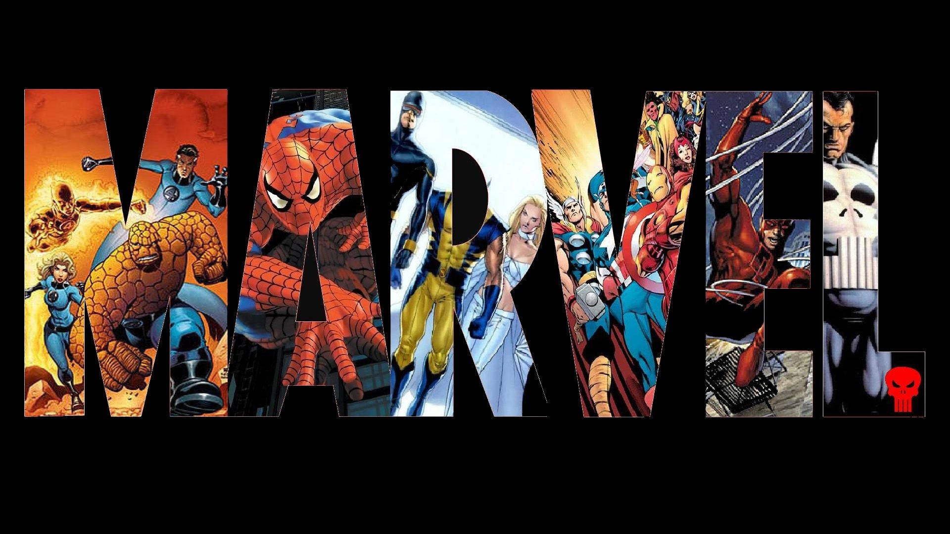 4K Marvel, Marvel, iconic comic book heroes, Full HD Desktop Wallpaper