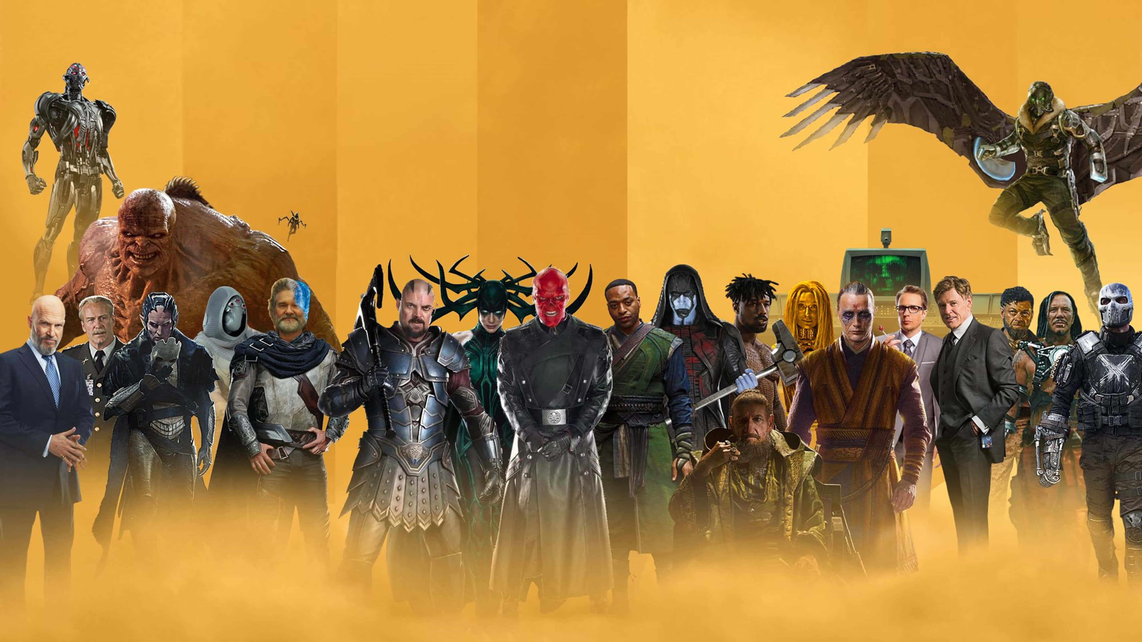 Marvel, 4K, villains, 4K Desktop Wallpaper