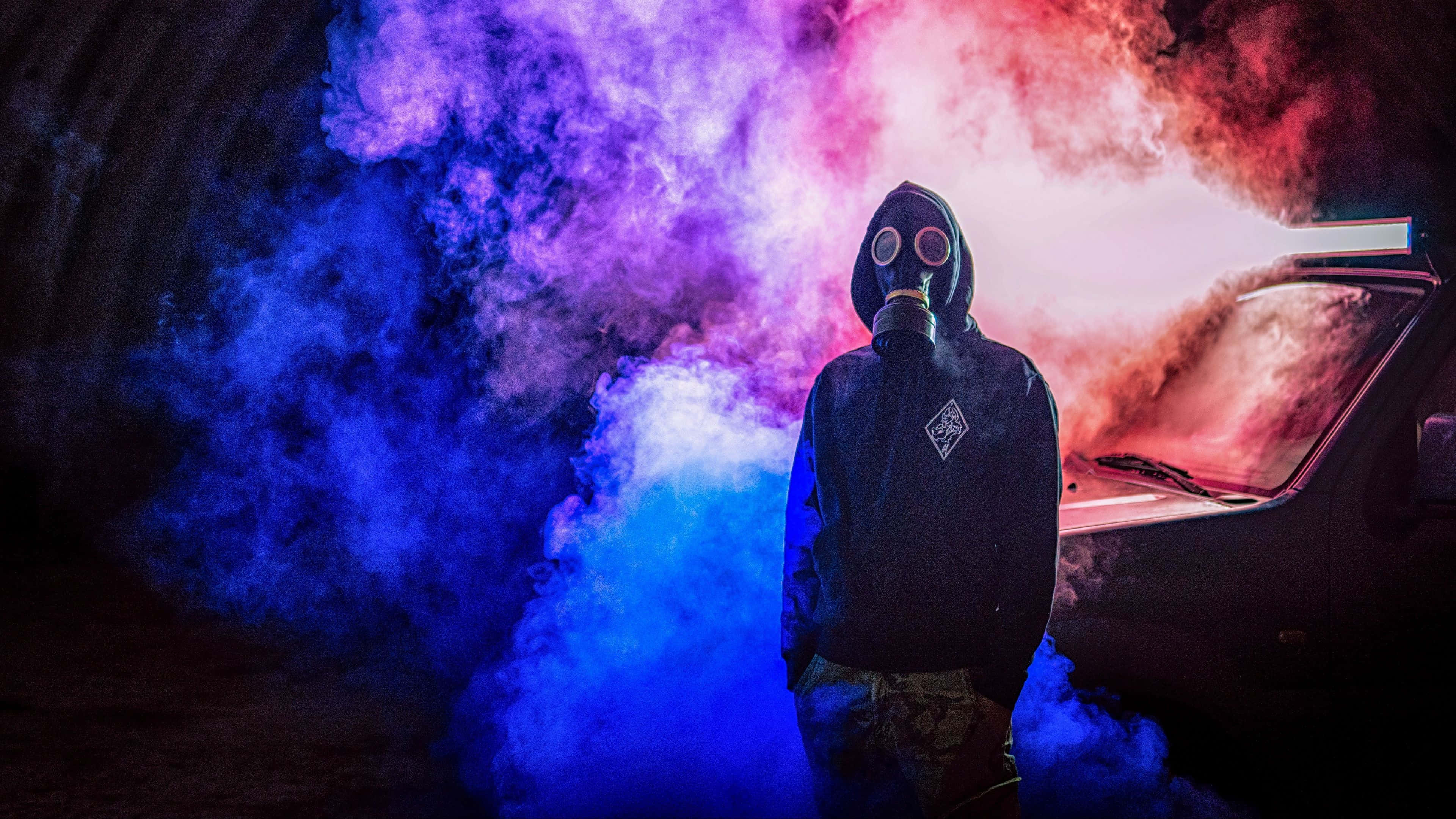 4K Mask, apocalypse, cyberpunk, 4K Desktop Wallpaper