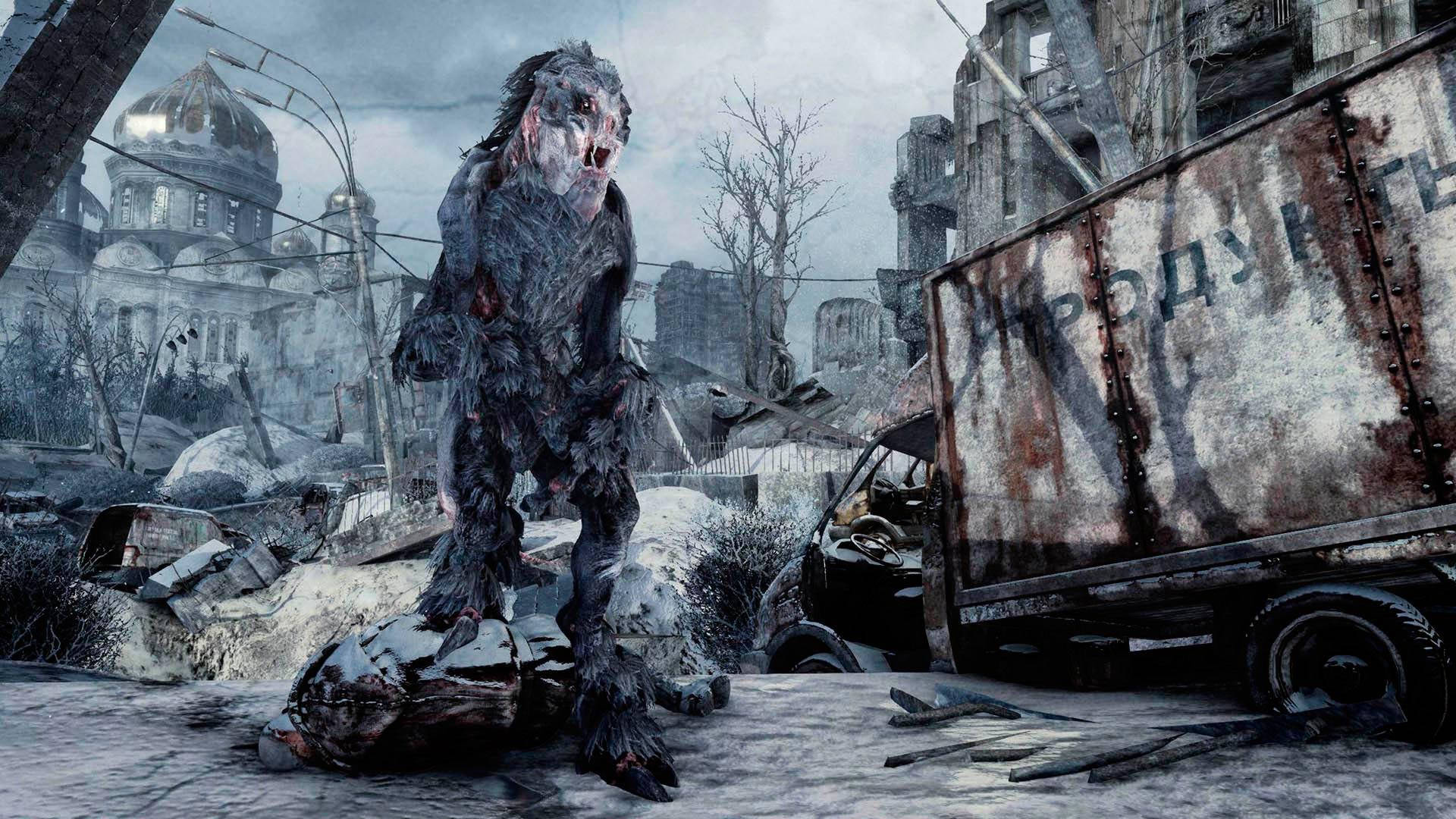 4K Metro 2033, mutant, city, Full HD Desktop Wallpaper