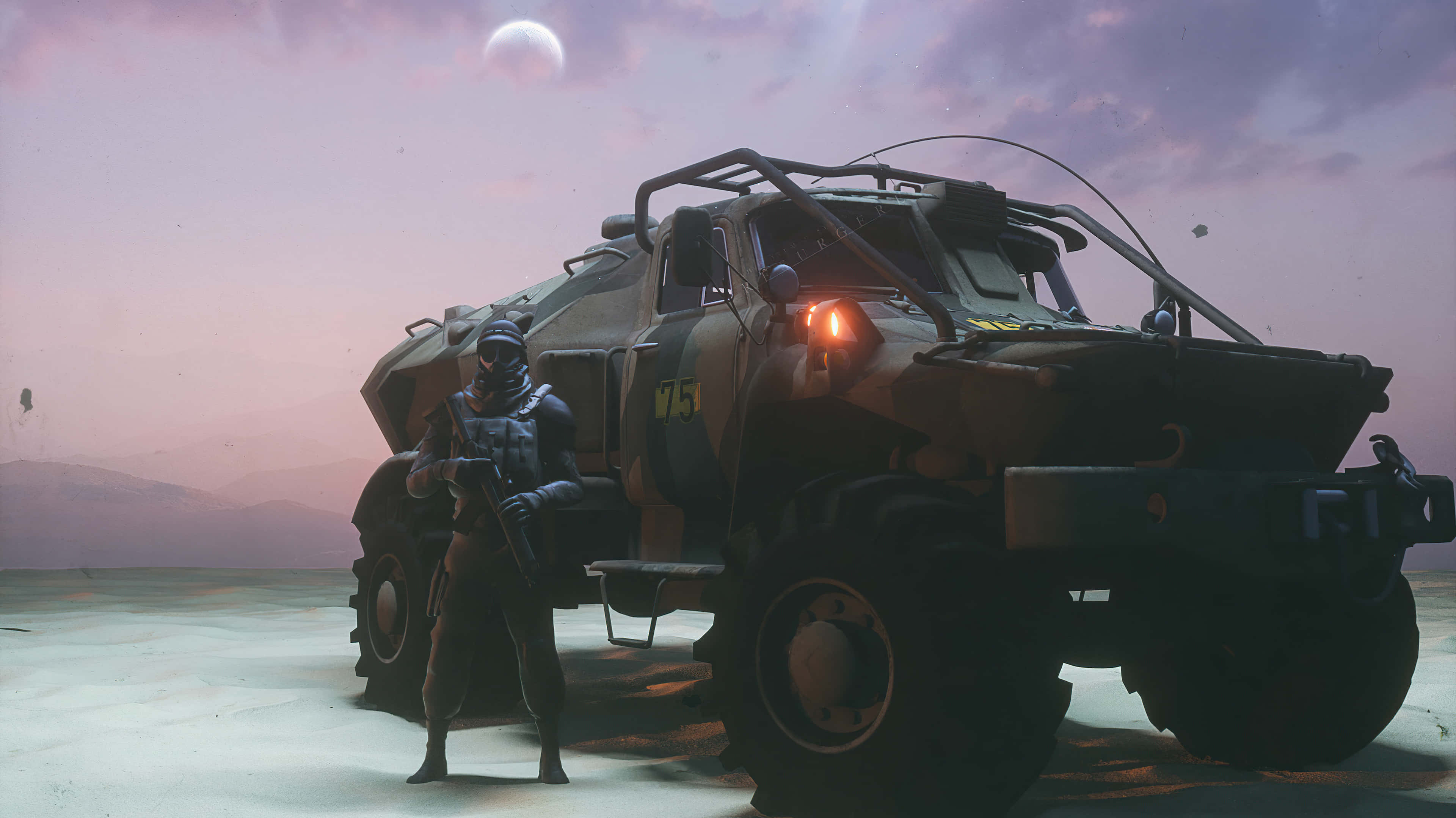 4K Military, soldier, armored vehicle, 4K Desktop Wallpaper