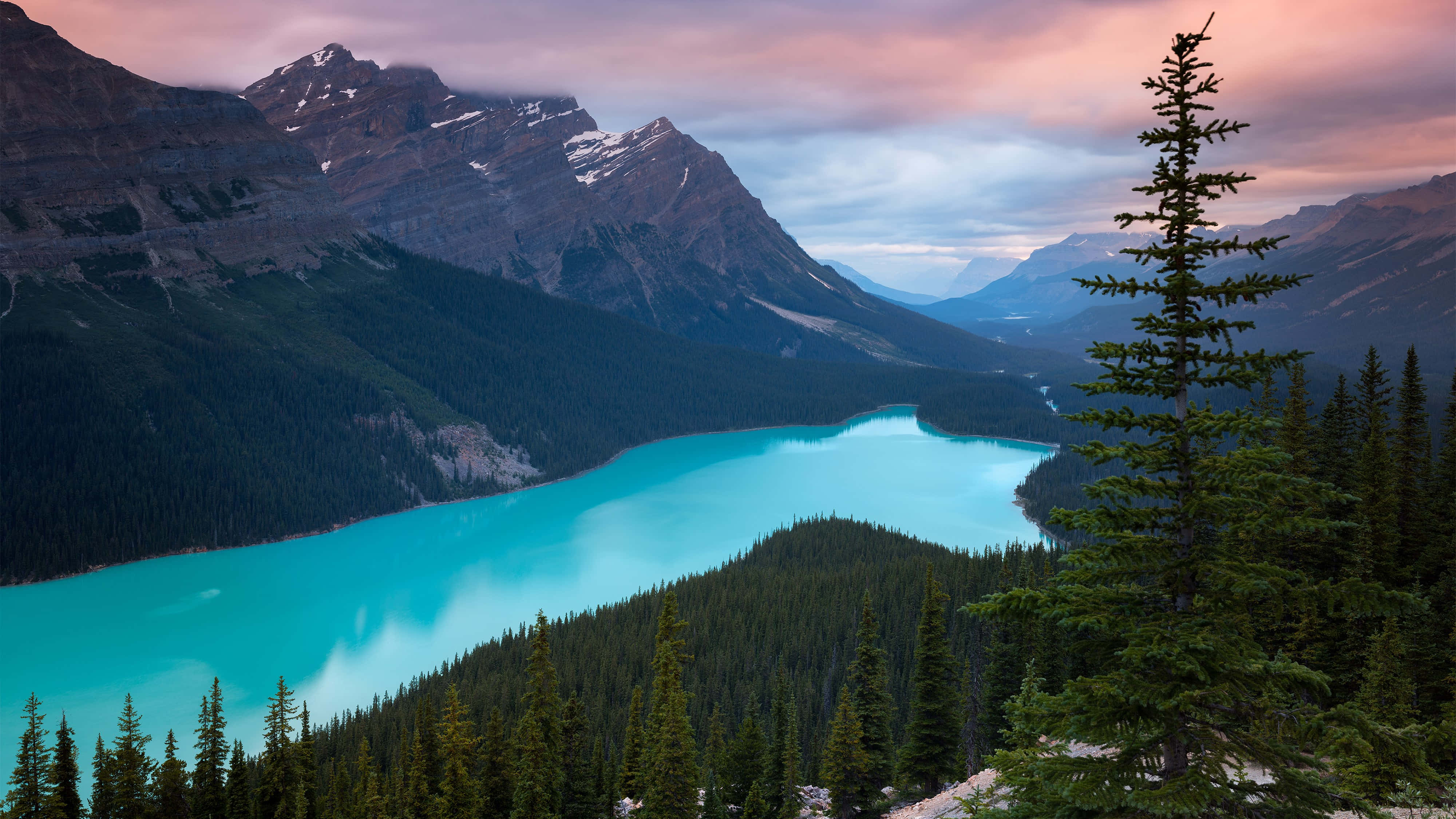 4K Mountain, alpine lake, turquoise waters, 4K Desktop Wallpaper