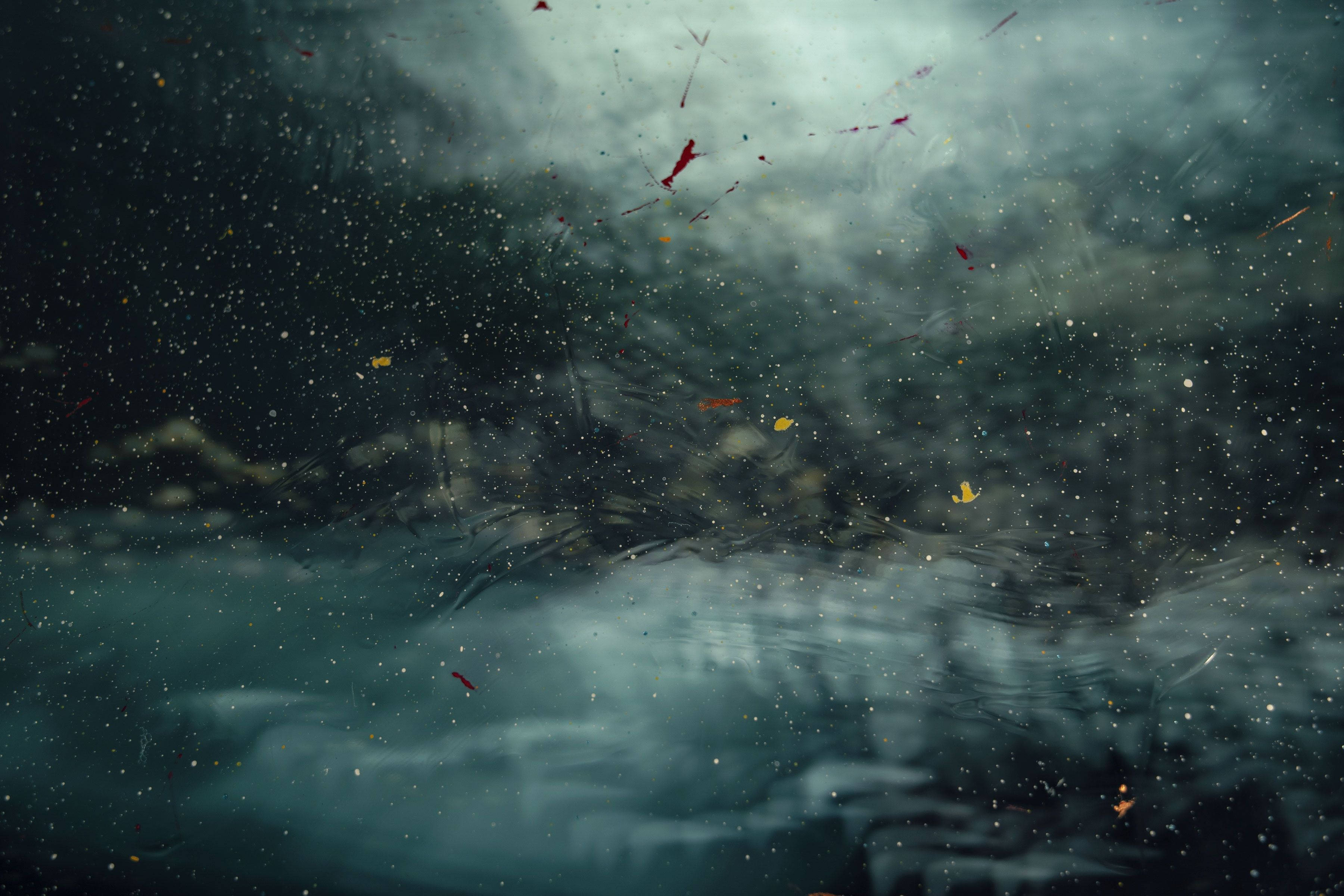 4K Moving, water, glass, 2K Desktop Wallpaper