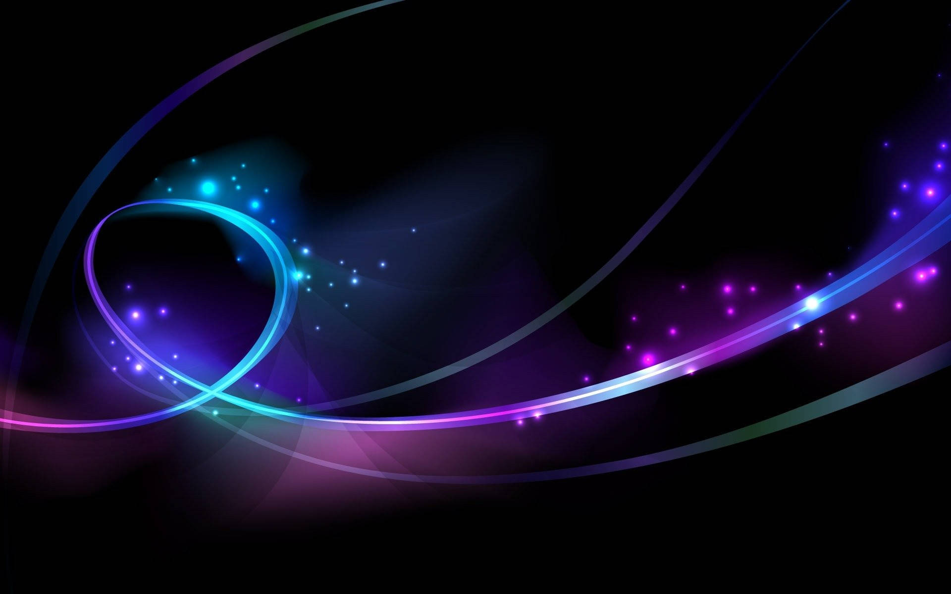 Neon Rays Cool 4K, blue, purple, Full HD Desktop Wallpaper