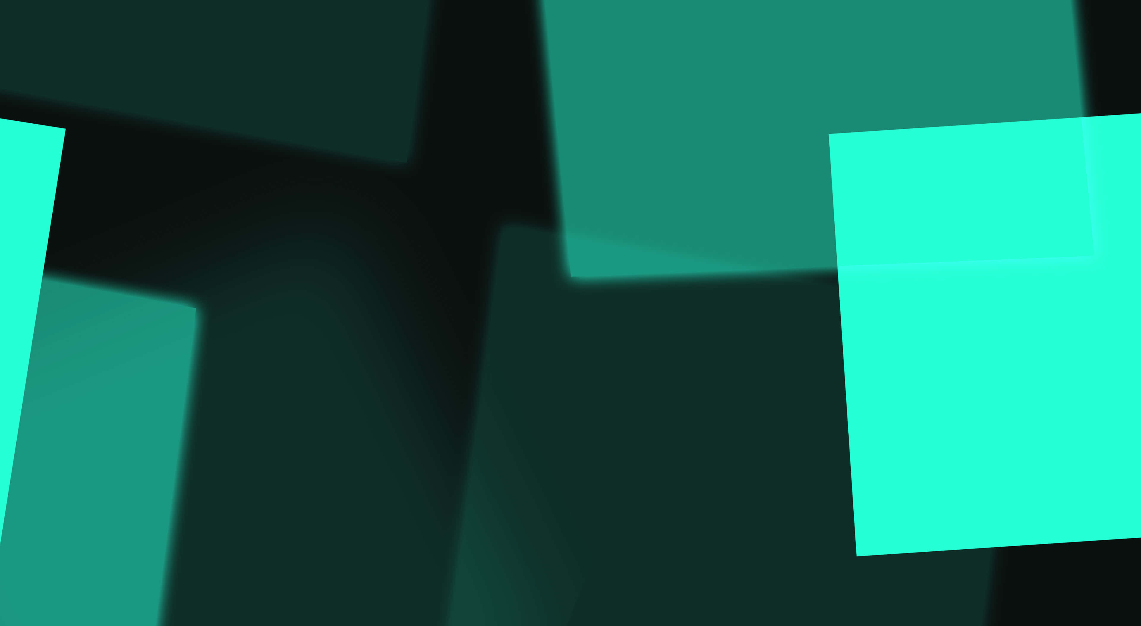 neon, 3840 x 2106, glowing teal squares, 4K Desktop Wallpaper