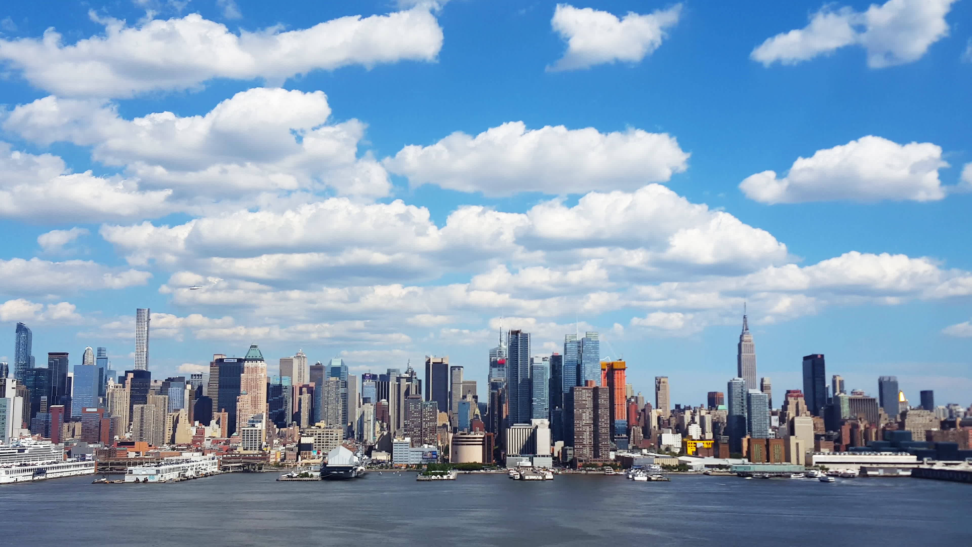 4K New York City, panoramic view, iconic skyline, 4K Desktop Wallpaper