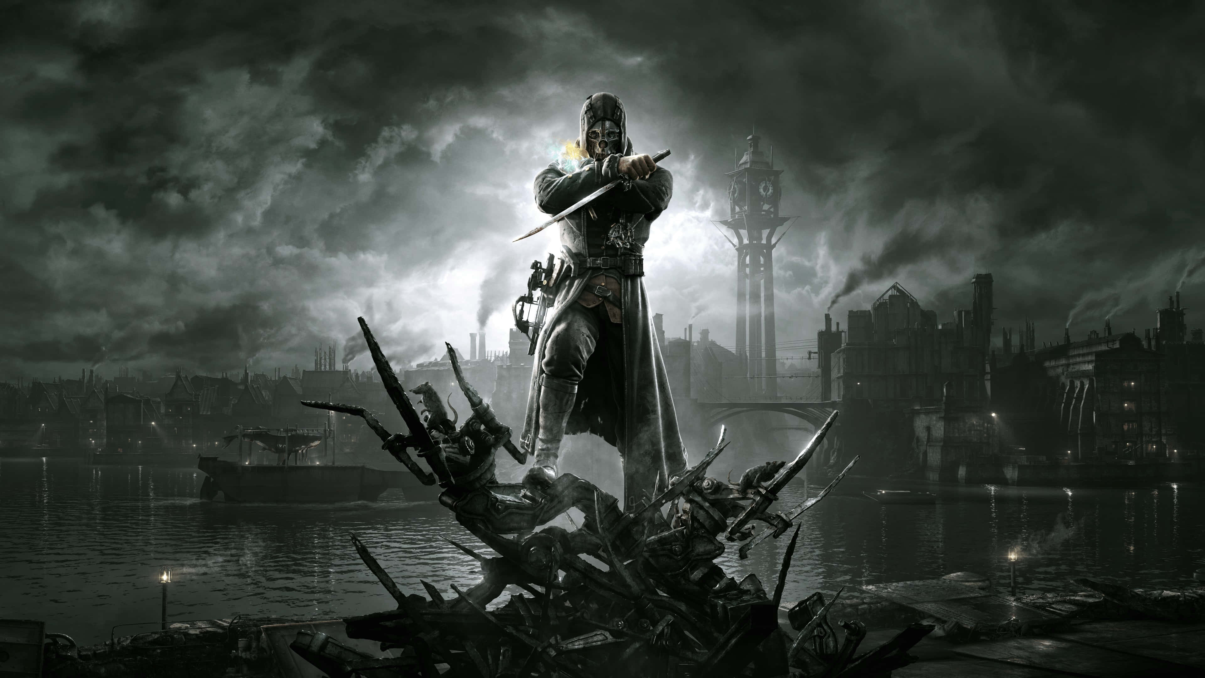 4K PC Monitor, 3840 x 2160, masked warrior, 4K Desktop Wallpaper