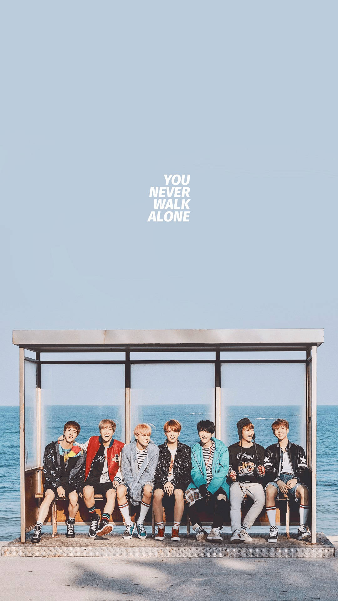4K Phone, bts, waiting shed, Full HD Phone Wallpaper