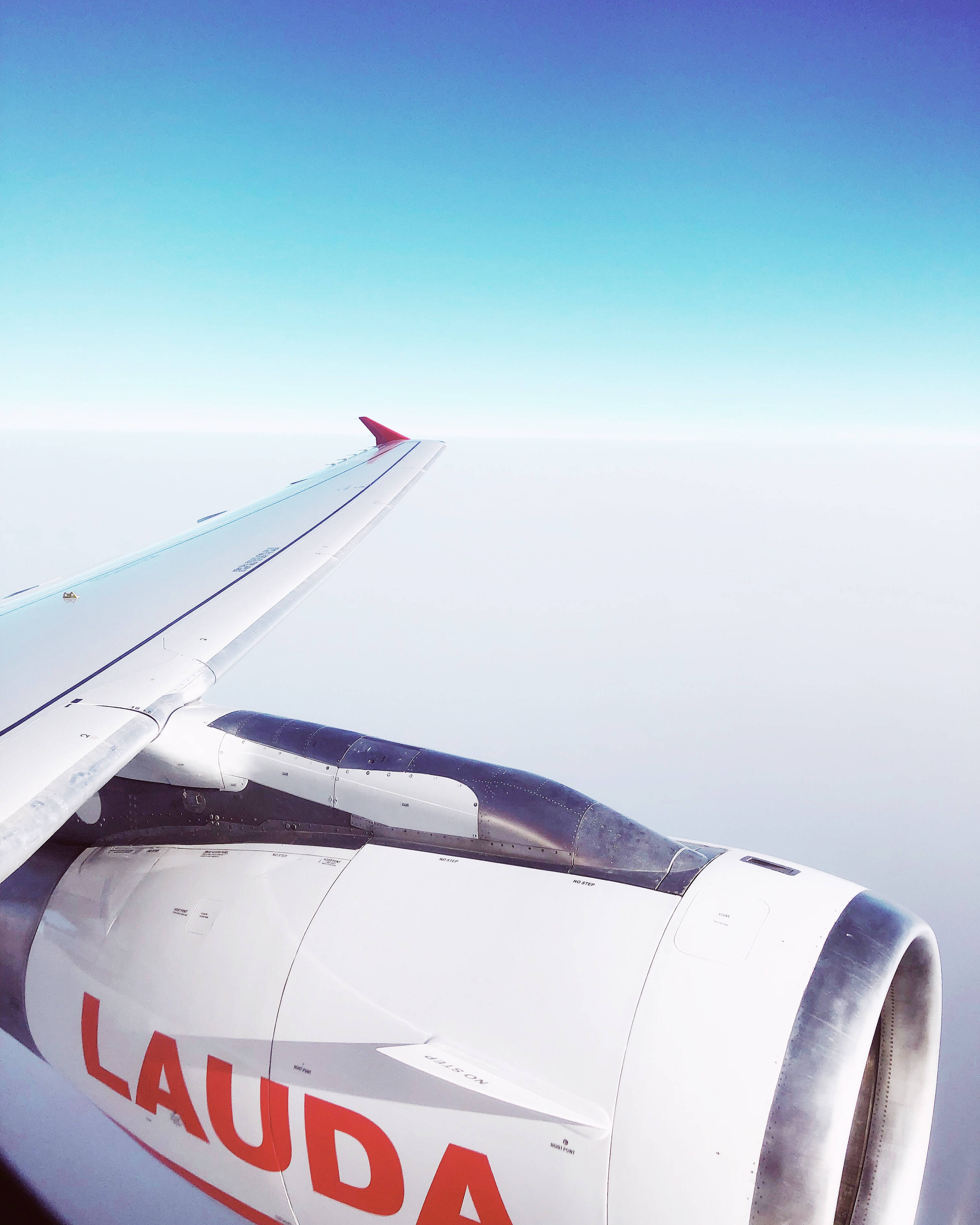 4K Plane, jet engine, aircraft wing, 2K Phone Wallpaper