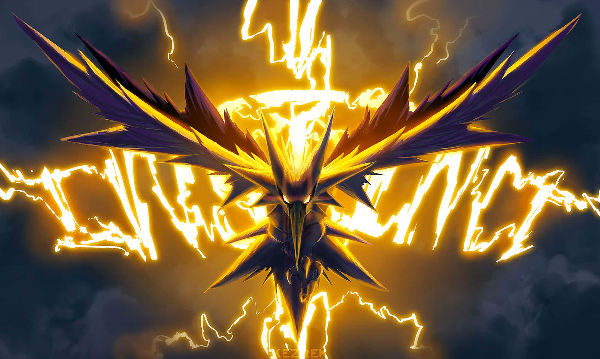 3d pokemon go, pokemon, dark-winged bird, Full HD Desktop Wallpaper