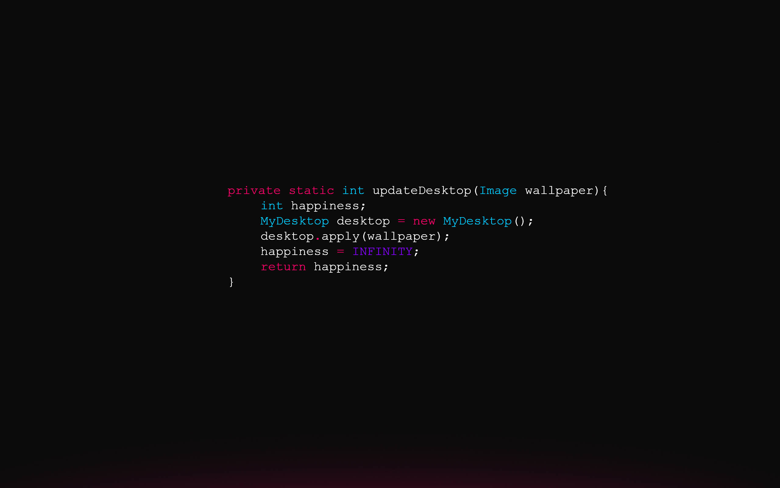 Coding, syntax-highlighted code, dark screen, 2K Desktop Wallpaper