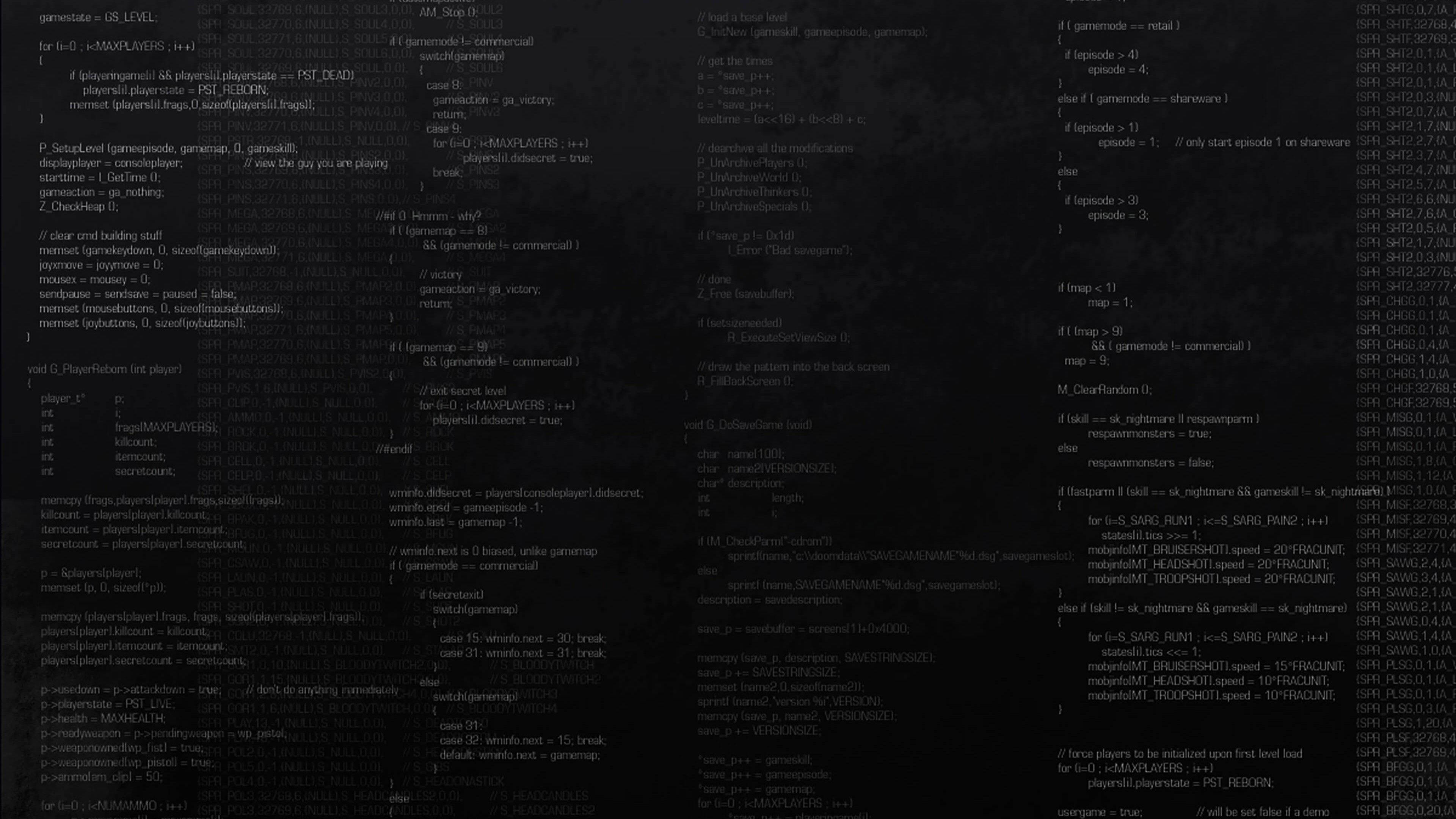 4K Programming, dark background, glowing white lines, 4K Desktop Wallpaper