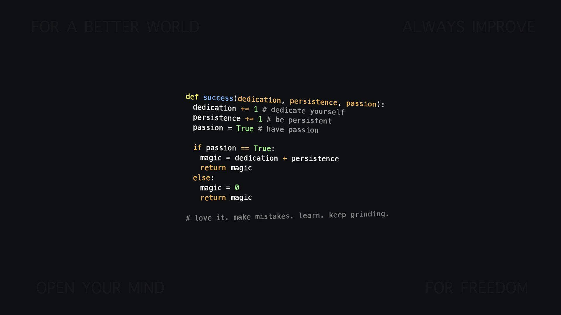 4K Programming, Python code, dark screen, Full HD Desktop Wallpaper