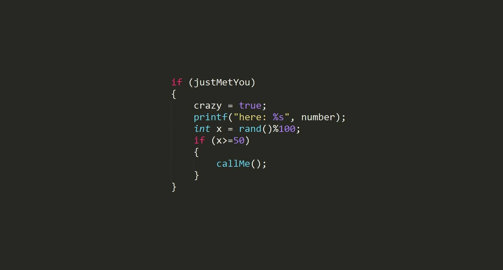 4K Programming, syntax-highlighted code, if statement, HD Desktop Wallpaper