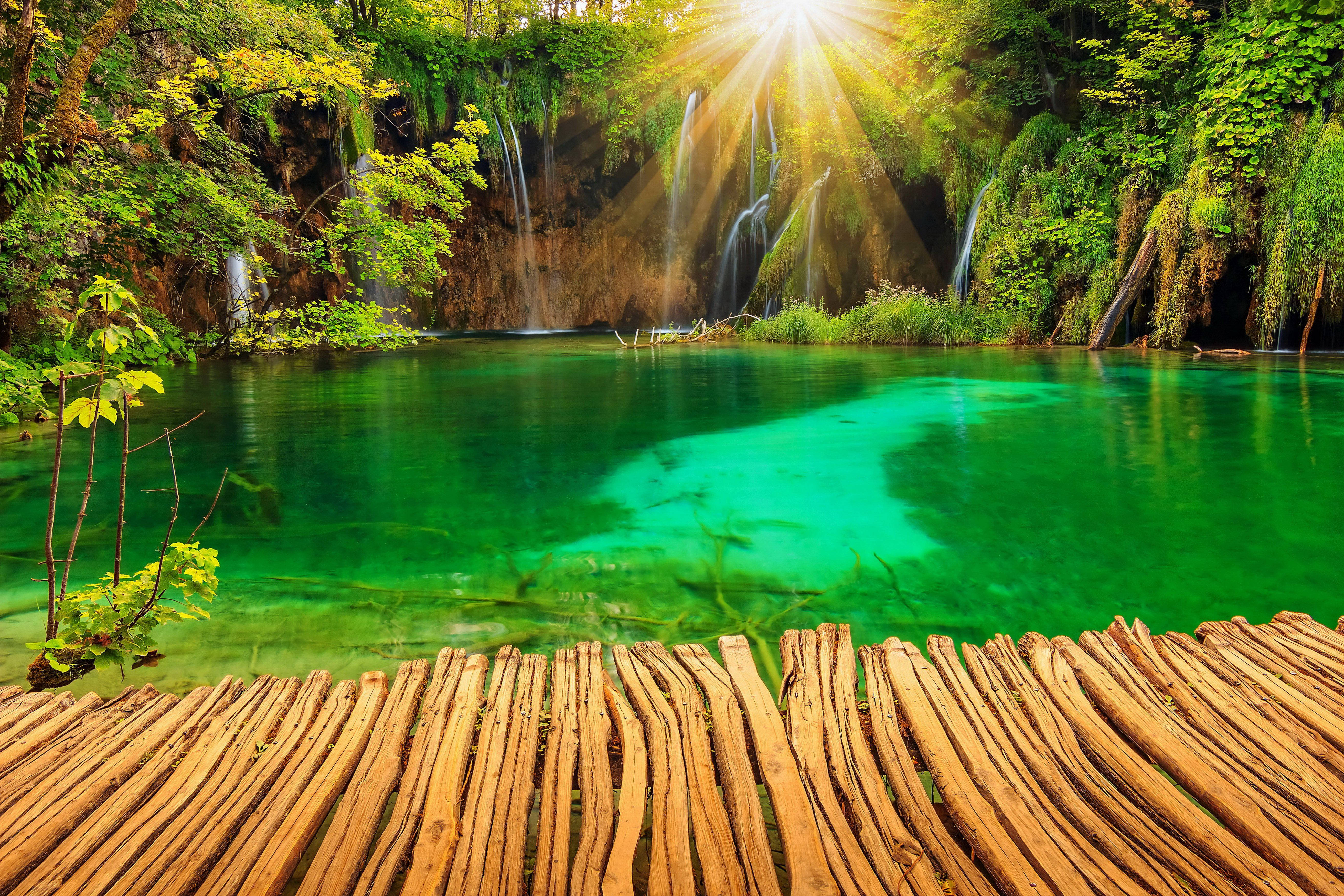 4K Nature, sunshine, river, 5K Desktop Wallpaper