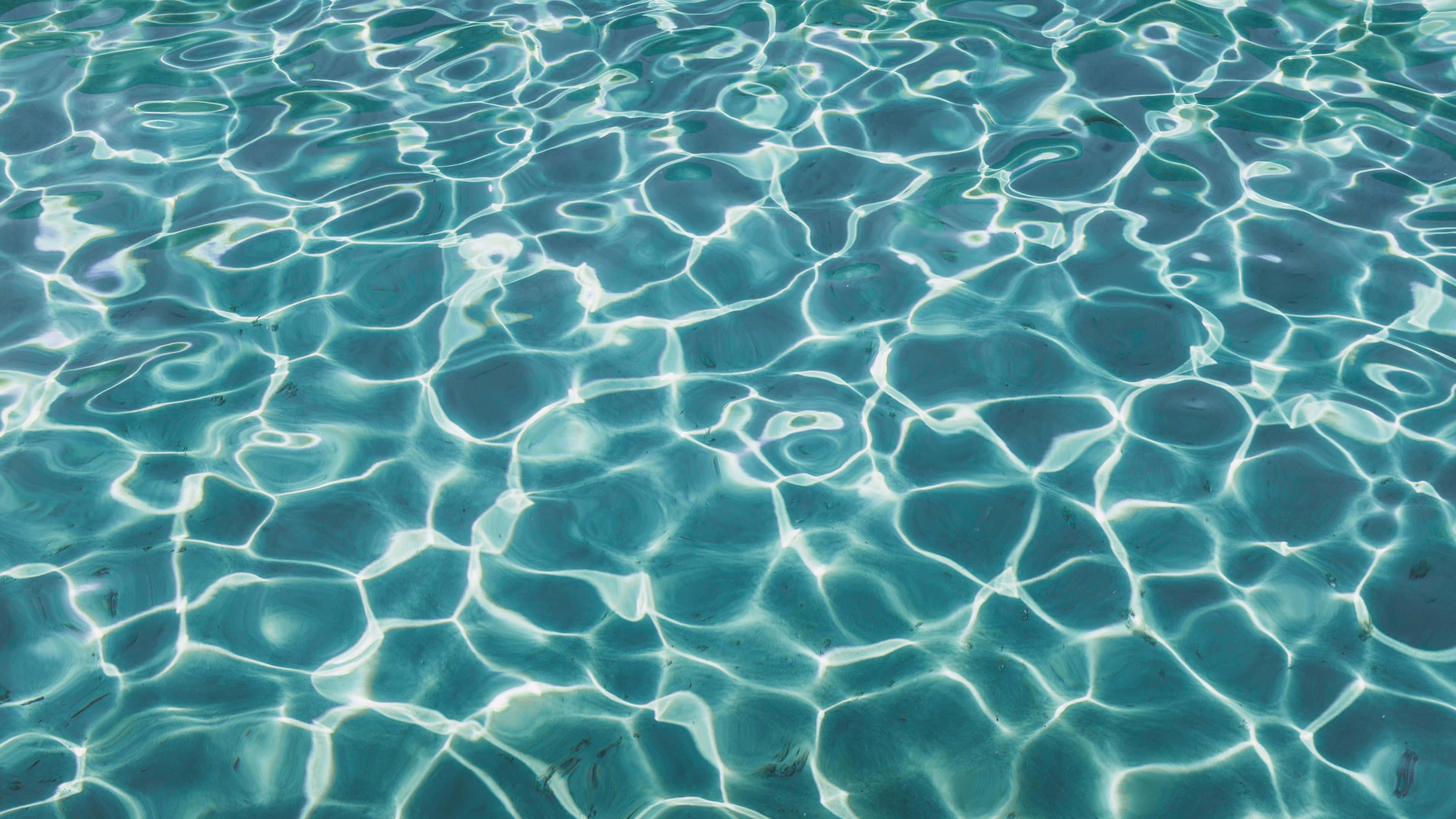 turquoise water, sunlight, rippling water, 4K Desktop Wallpaper