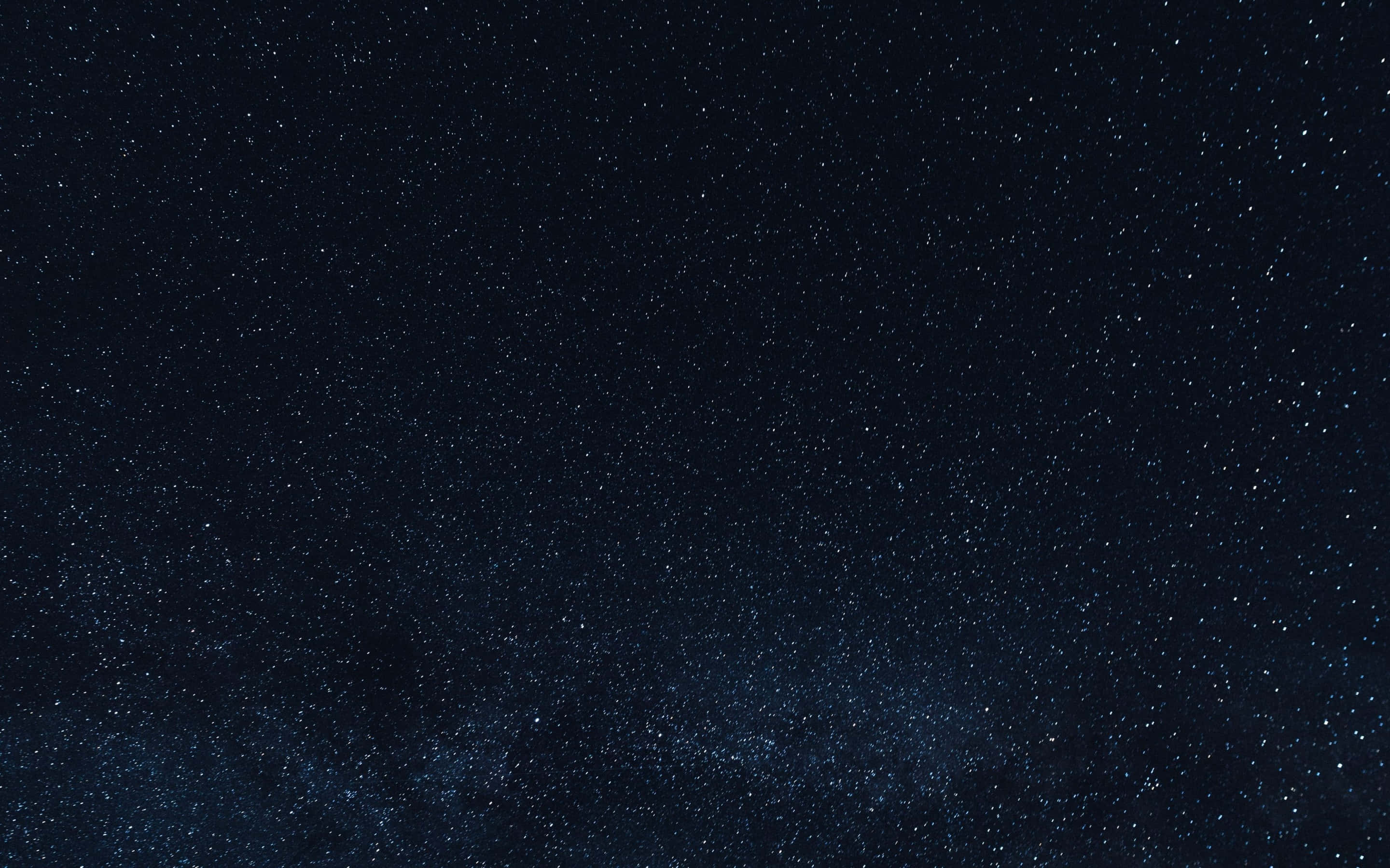 Cosmic Night Sky, Milky Way galaxy, deep indigo night sky, 2K Desktop Wallpaper