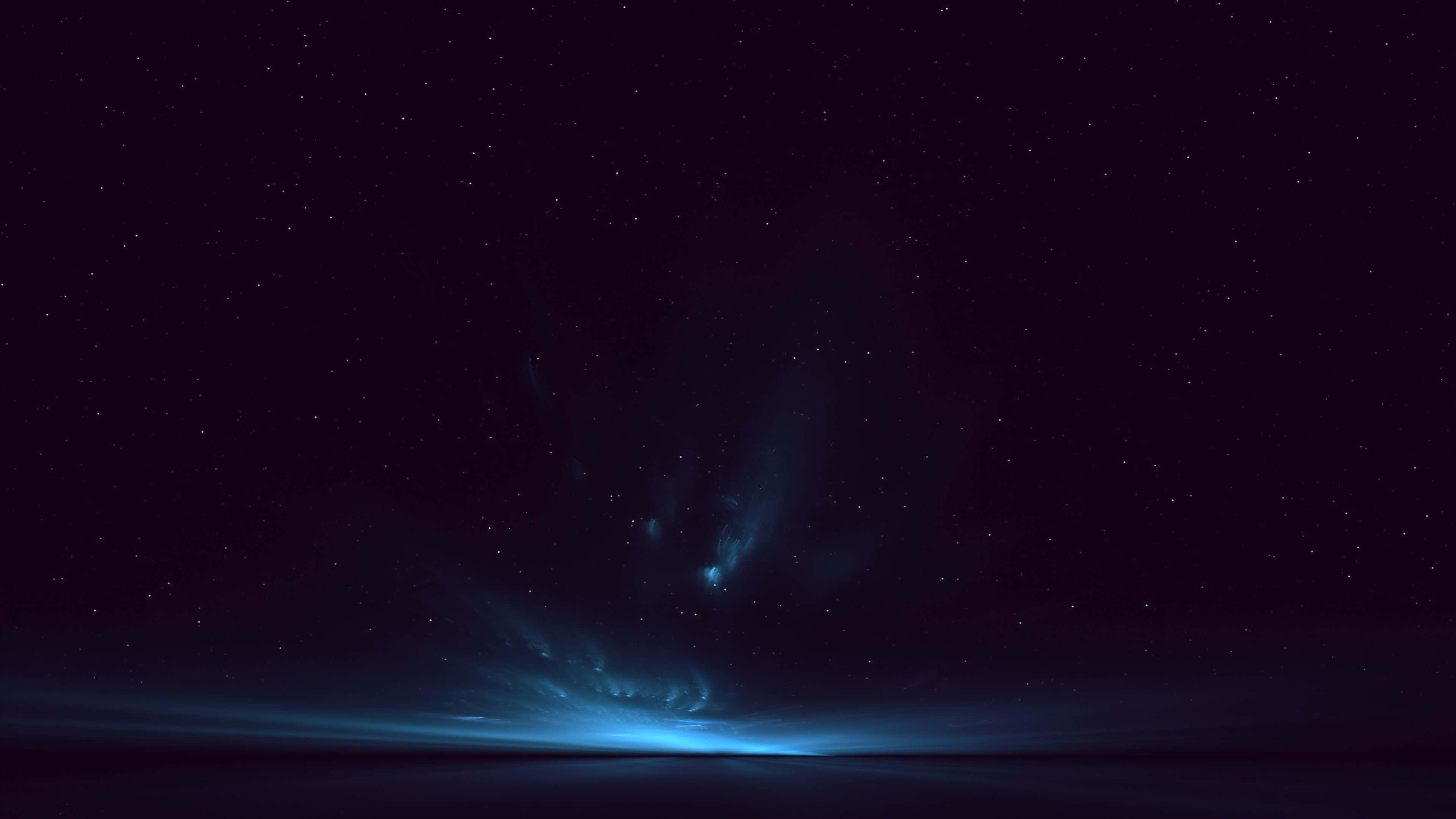 4K Star, cosmic nebula, electric blue light, 4K Desktop Wallpaper