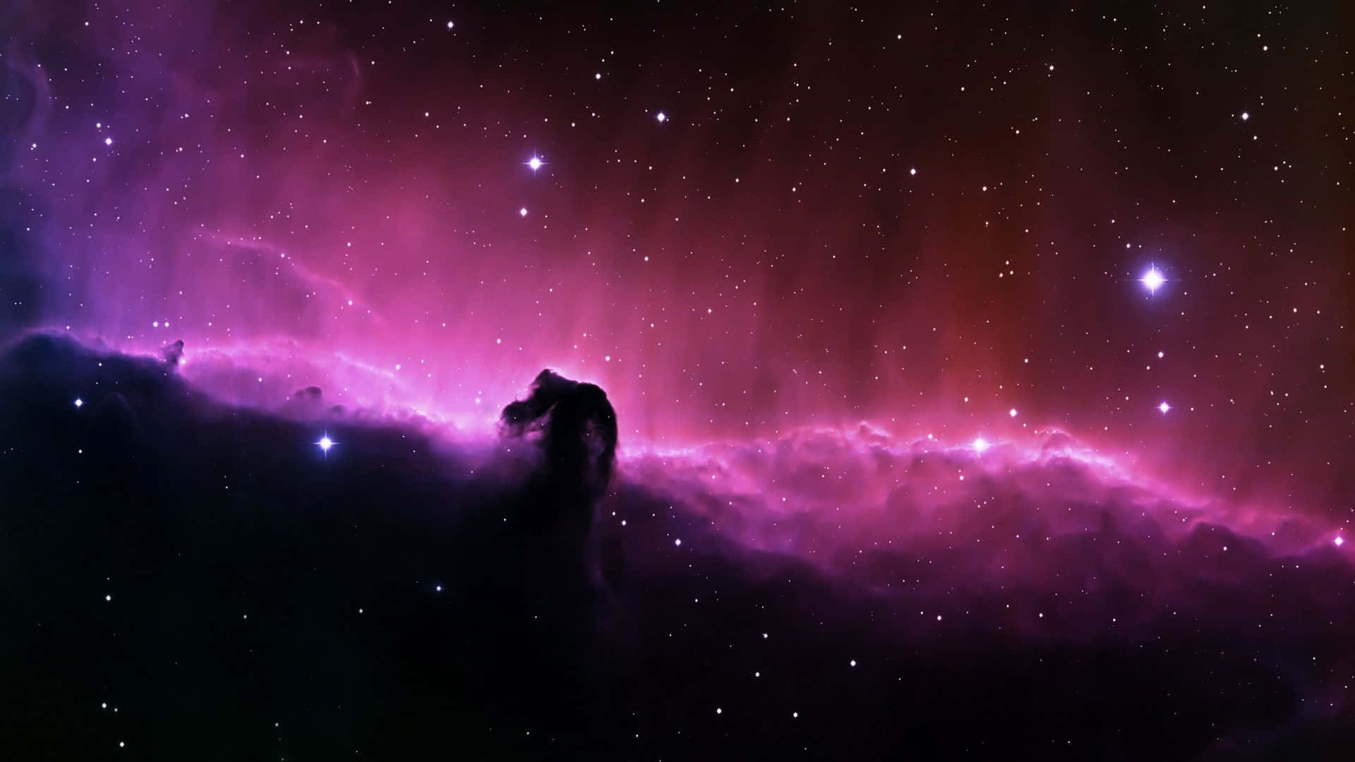 cosmic nebula, vibrant purple and pink hues, starfield, Full HD Desktop Wallpaper