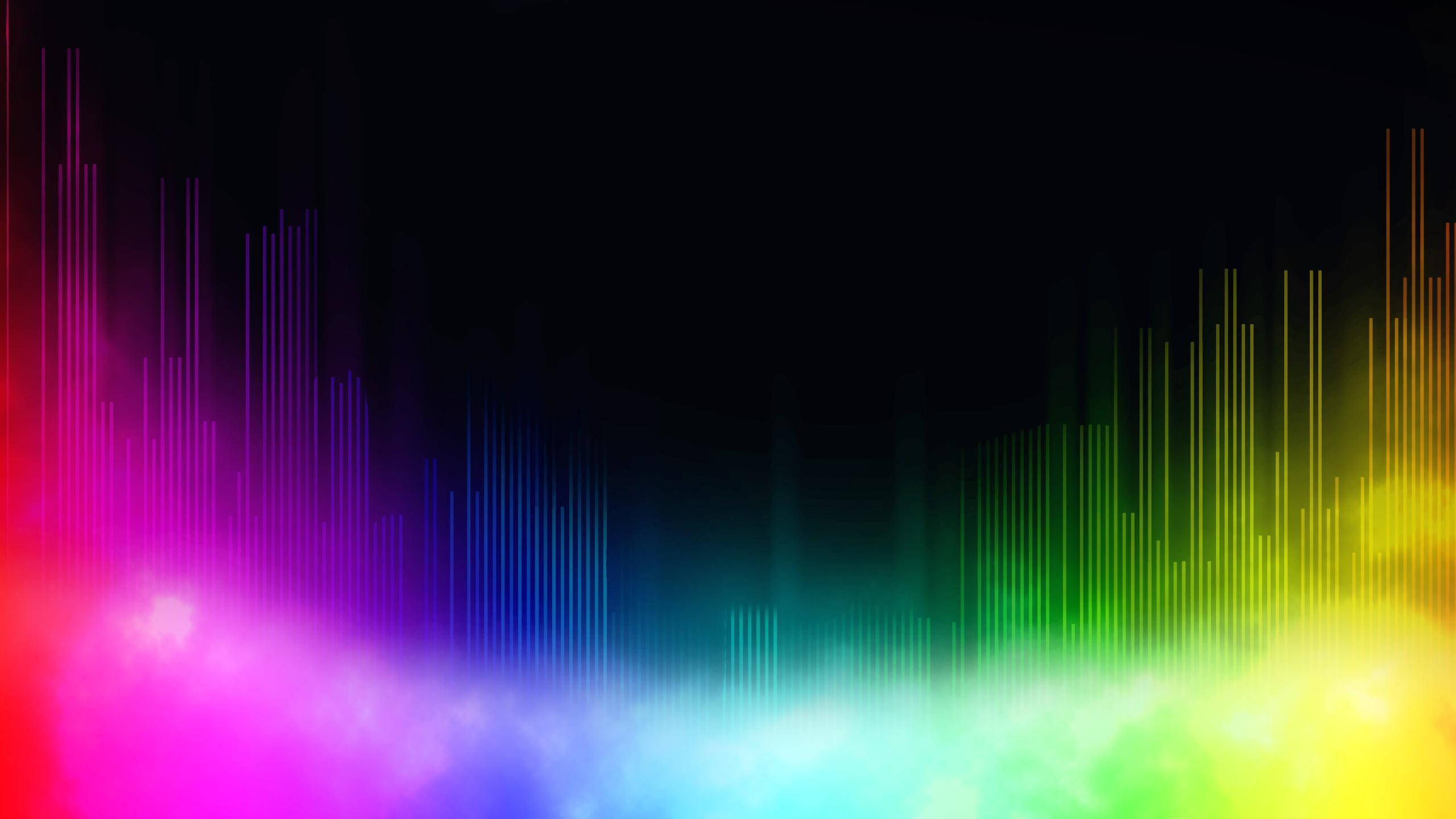 vertical lines, spectrum, RGB, 2K Desktop Wallpaper