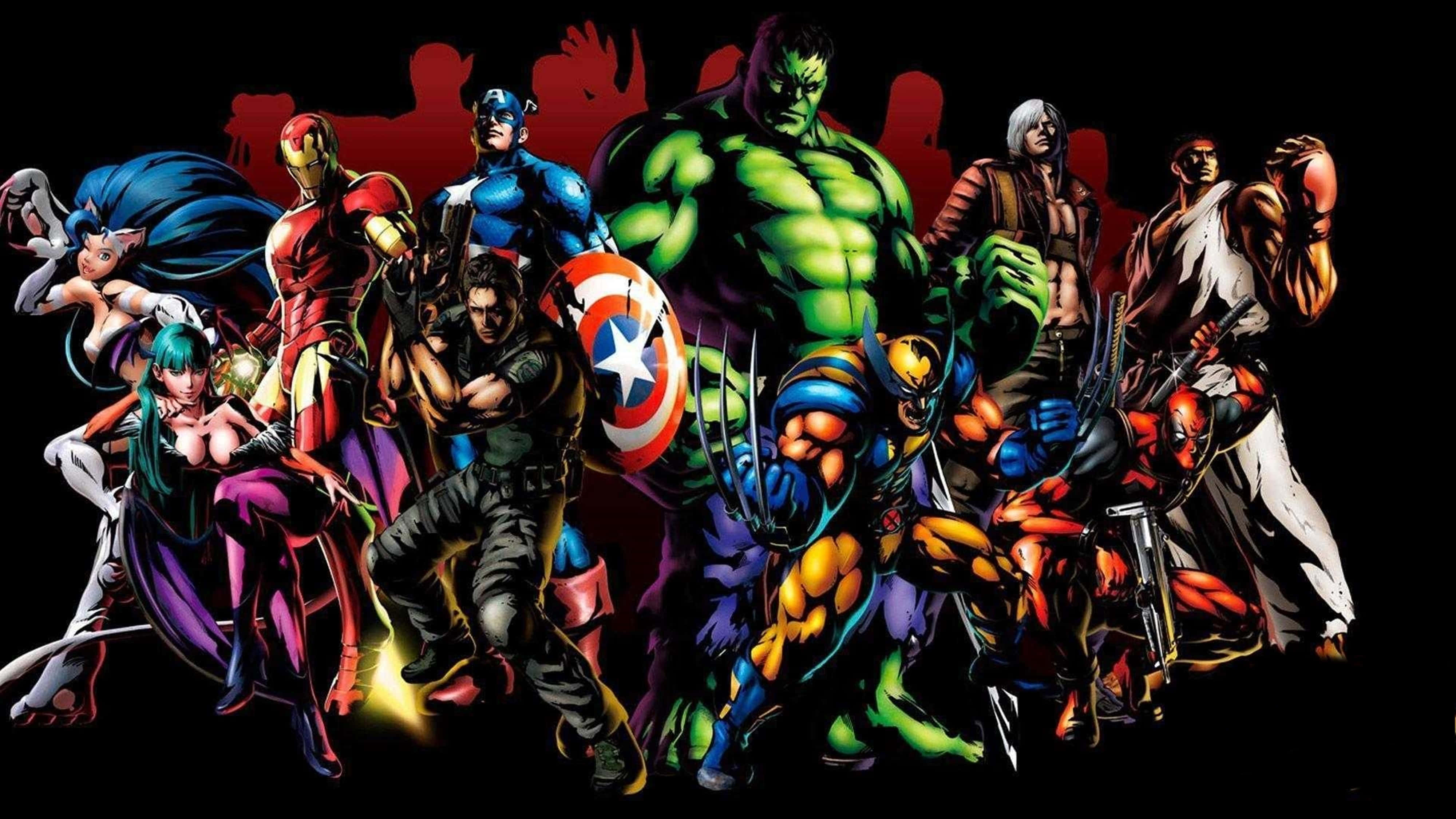 4K Superhero, comic book superheroes, villains, 4K Desktop Wallpaper