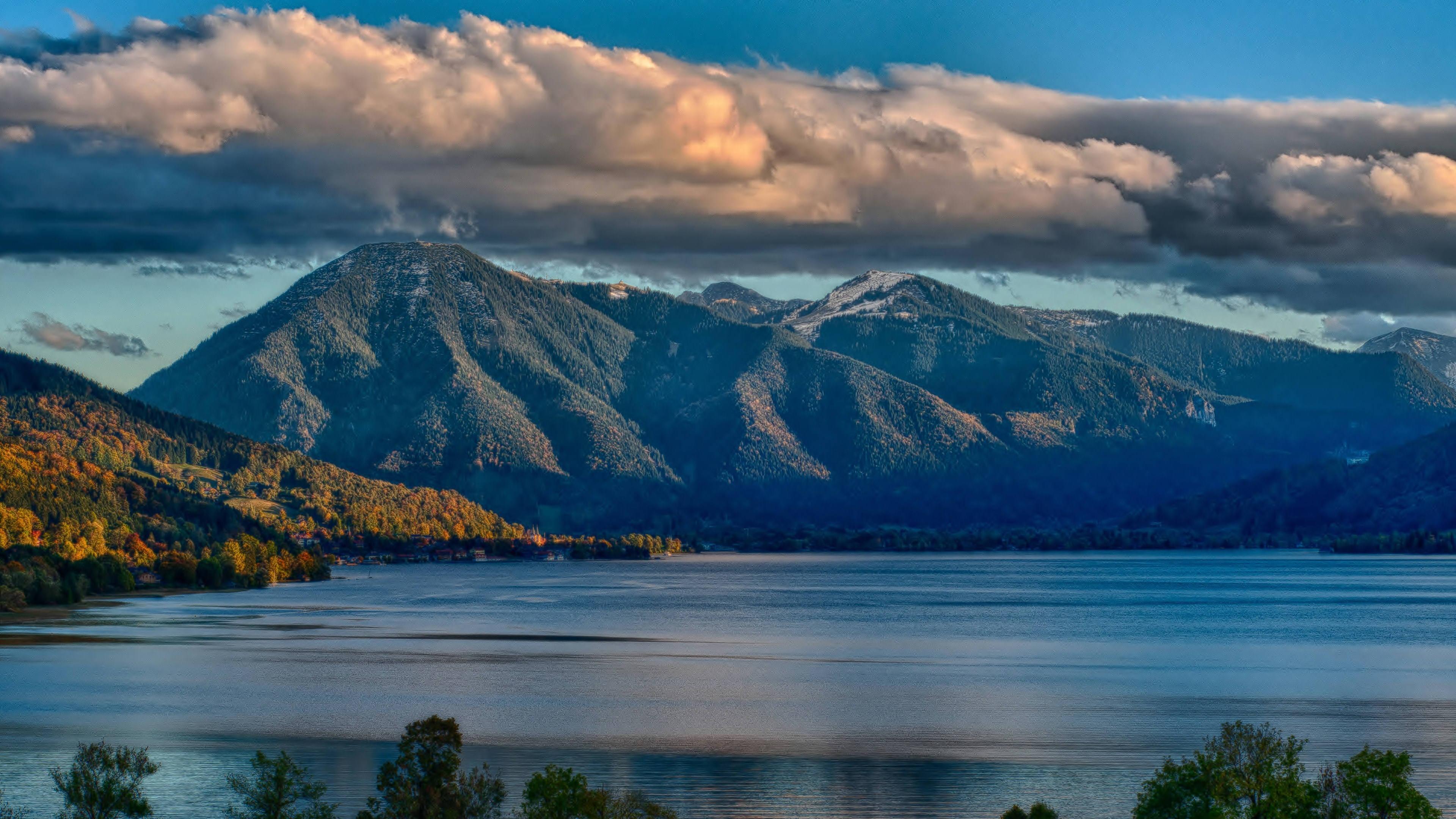 4K Ultra HD 2160p, serene lake, snow-capped mountains, 4K Desktop Wallpaper