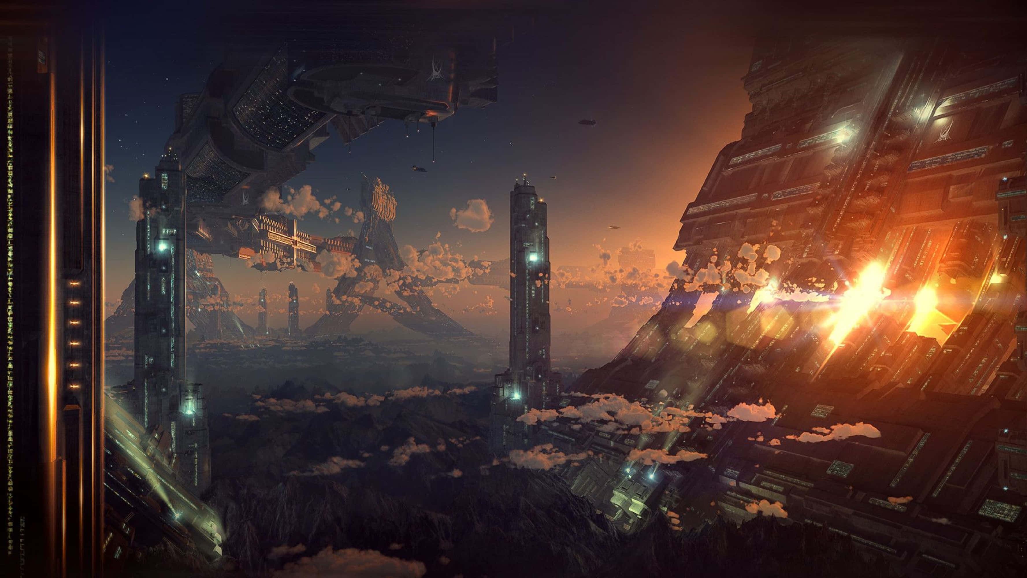 4K, Ultrawide, sunset, 2K Desktop Wallpaper