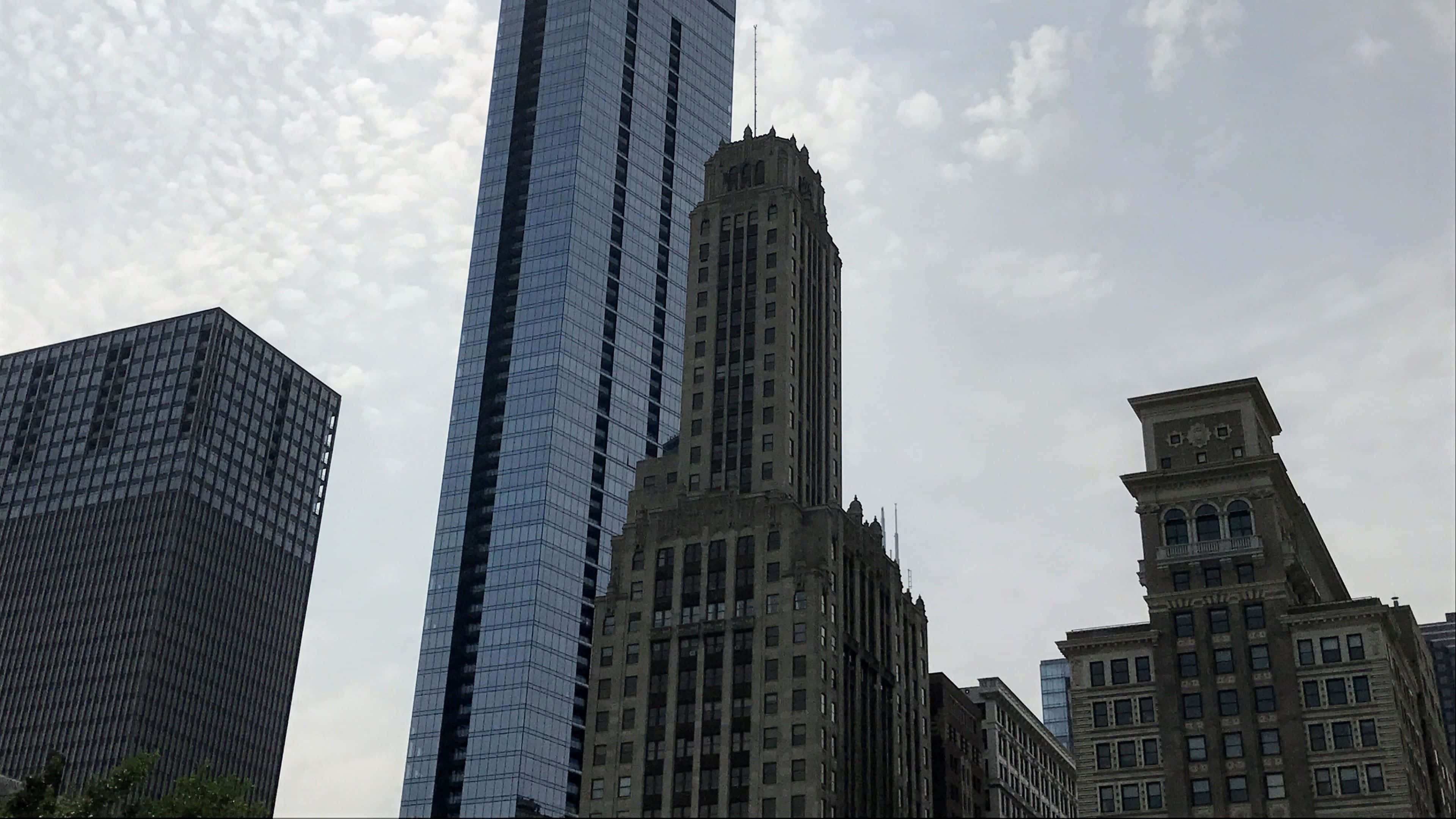 4K Ultra HD Chicago, skyscrapers, glass facades, 4K Desktop Wallpaper