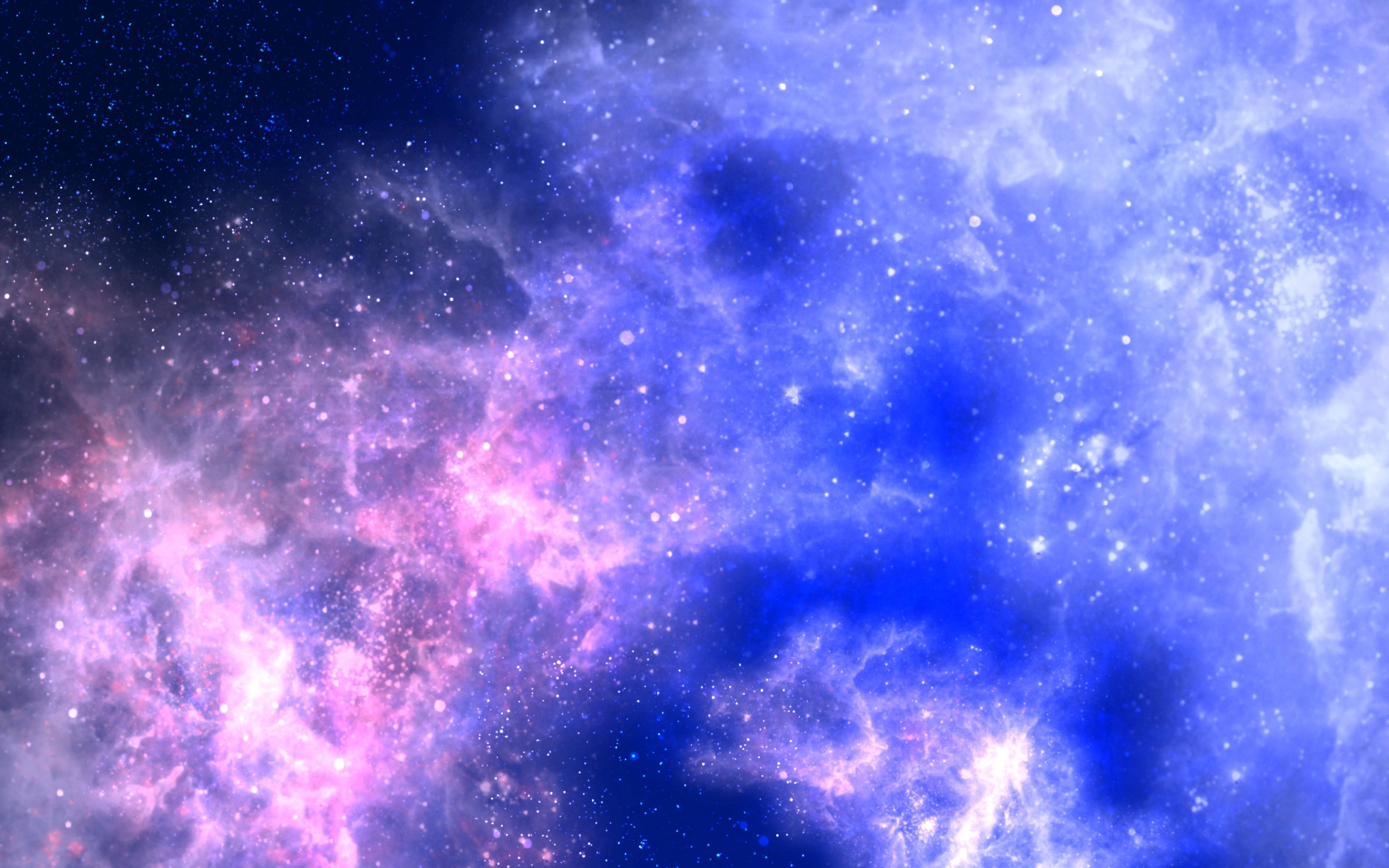 4K Ultra HD Galaxy, neon clouds, vibrant pink, 4K Desktop Wallpaper
